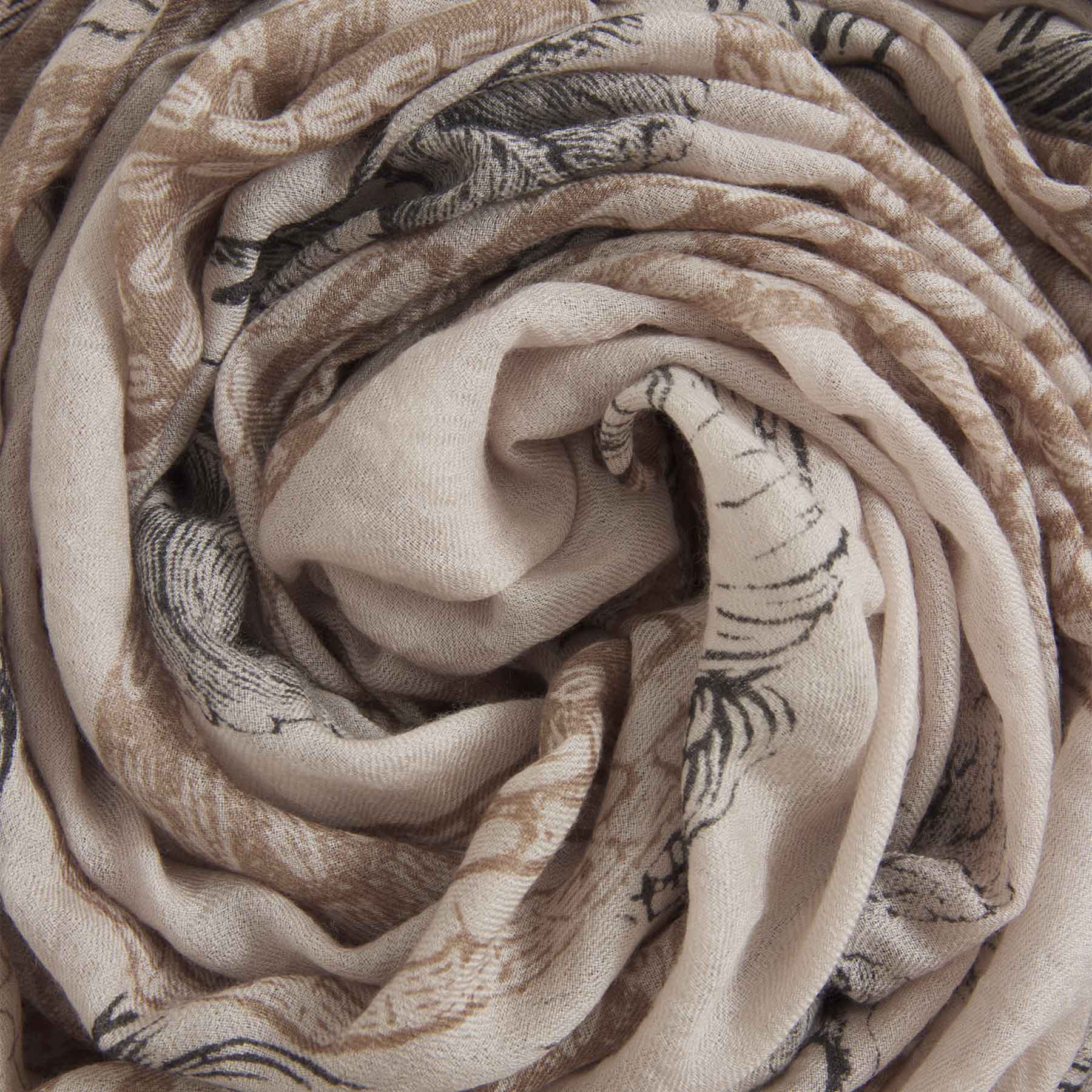 Cashmere Airy Scarf Garden Eden