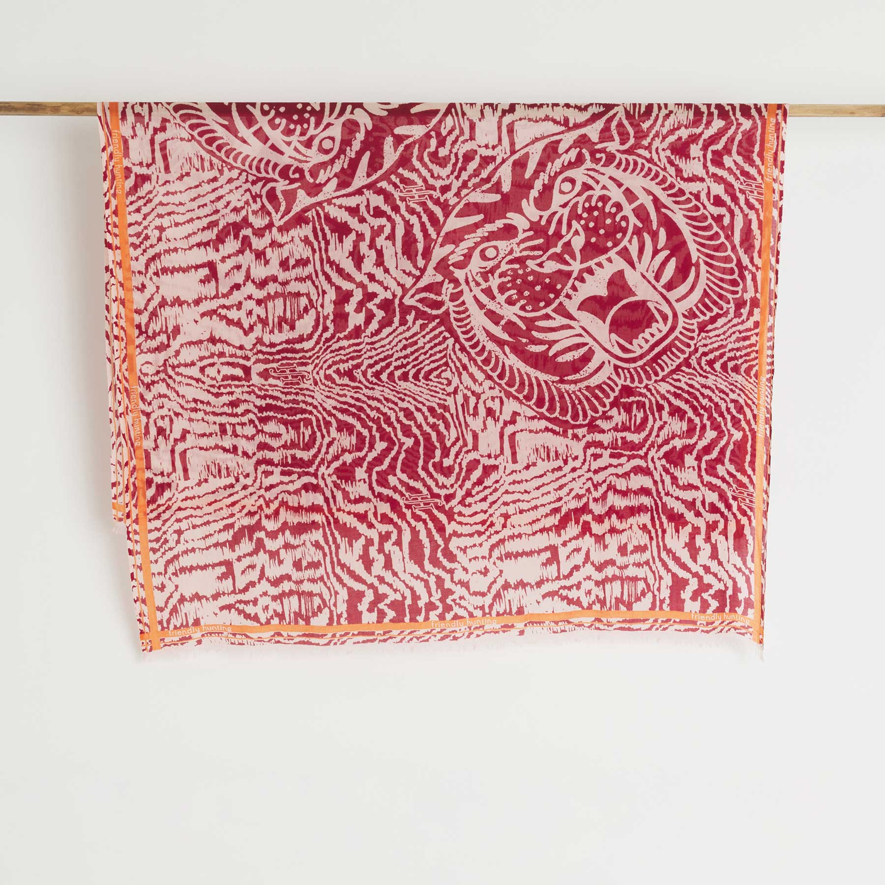 Cashmere Airy Scarf Asian Game