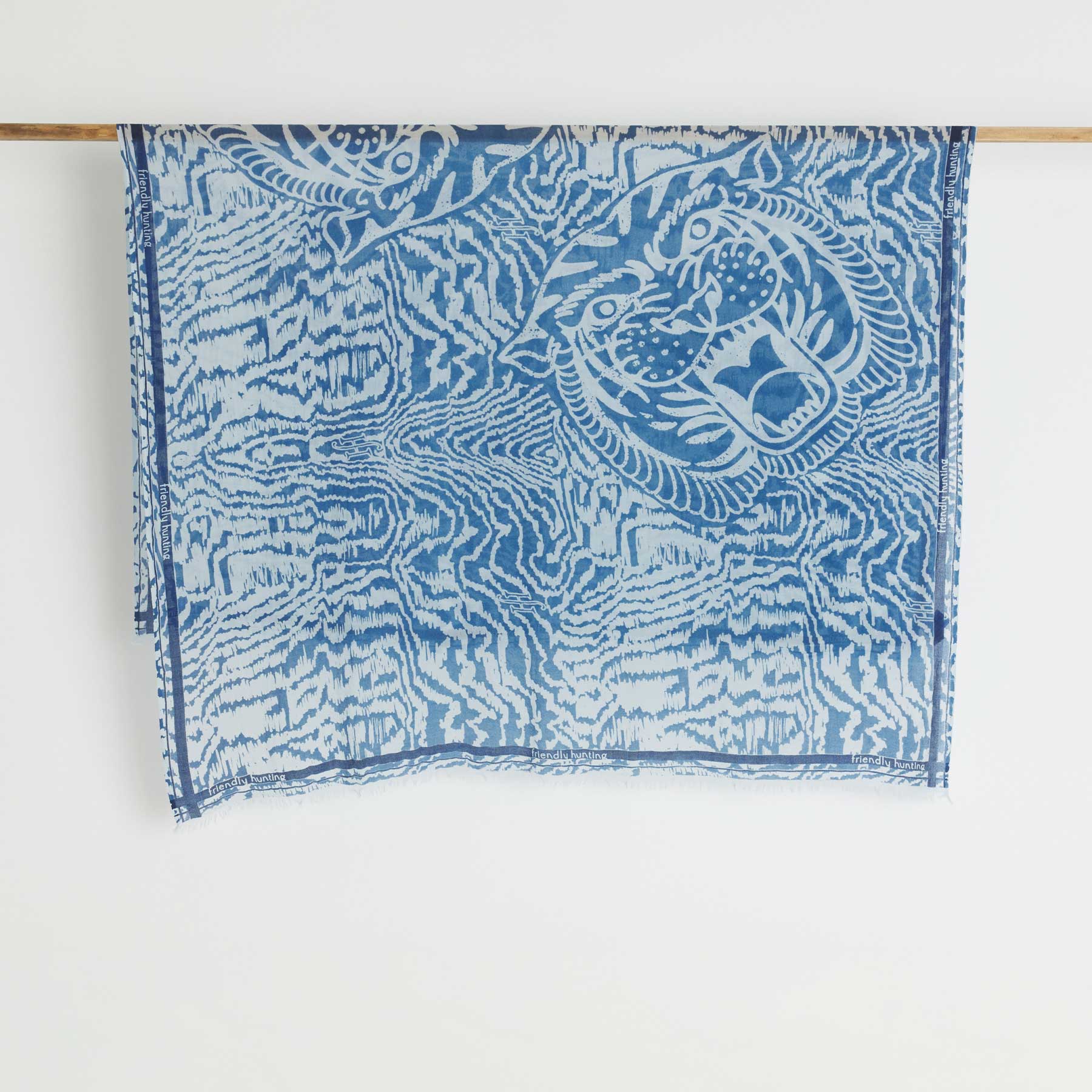 Cashmere Airy Scarf Asian Game