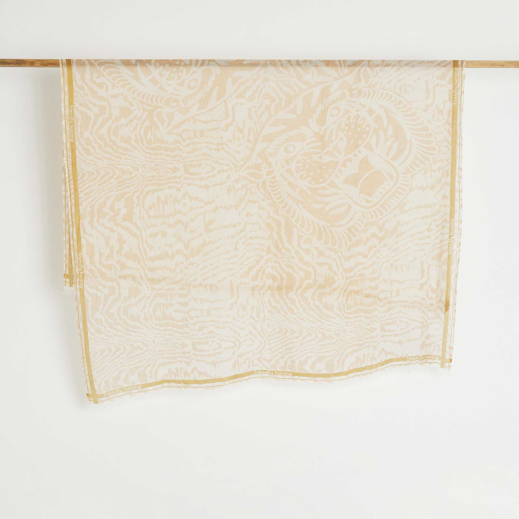 Cashmere Airy Scarf Asian Game