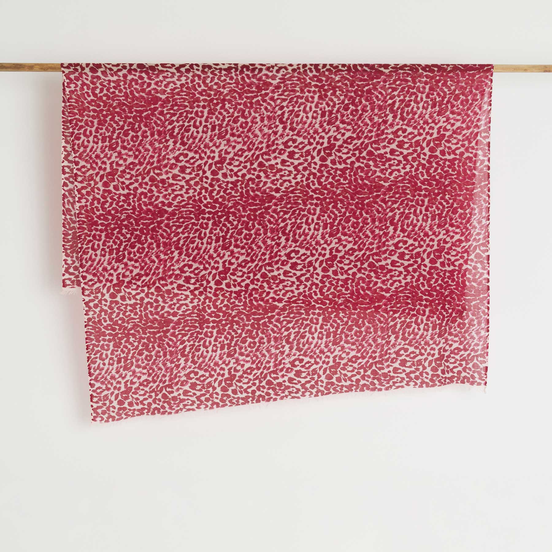 Cashmere Airy Scarf Cheetah