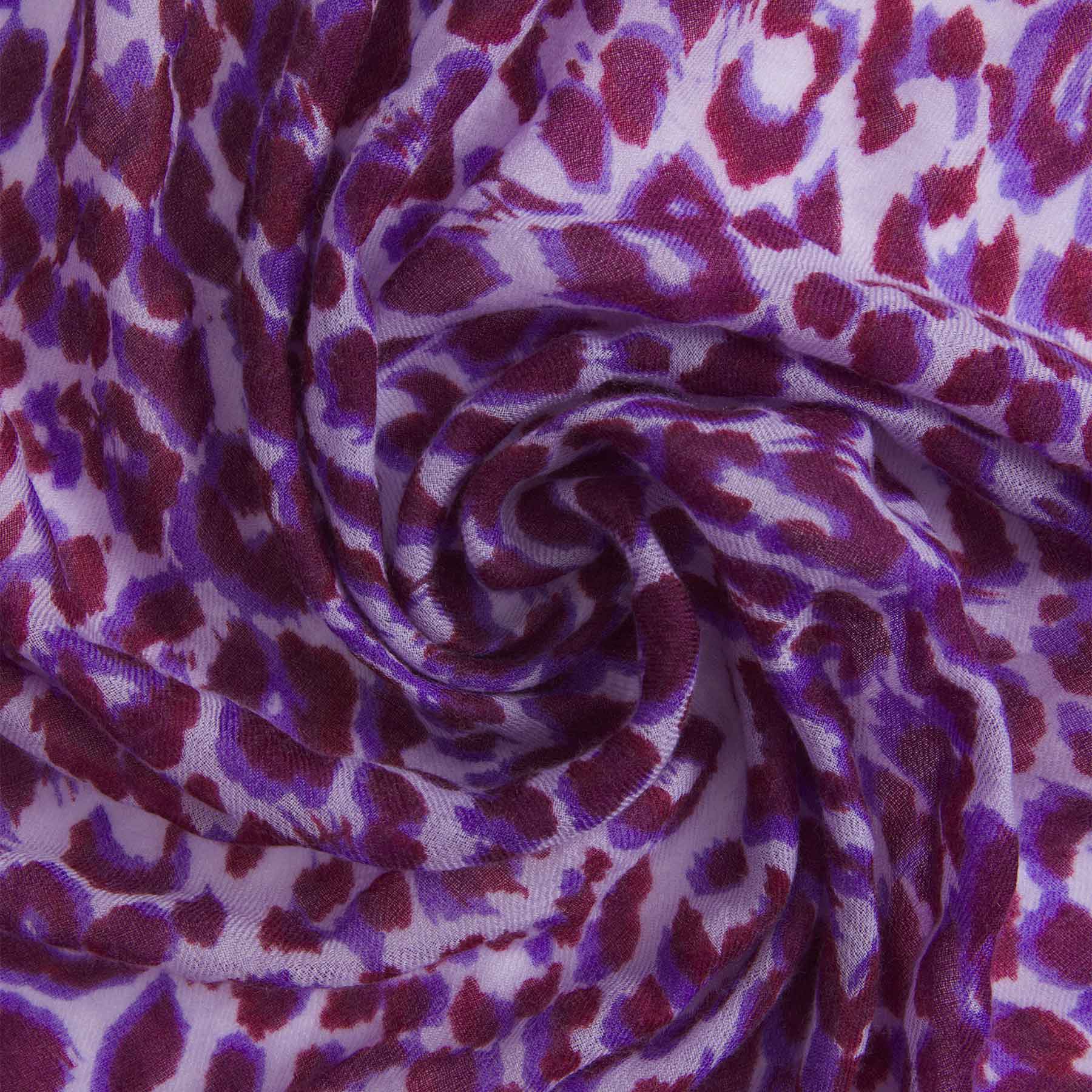 Cashmere Airy Scarf Cheetah