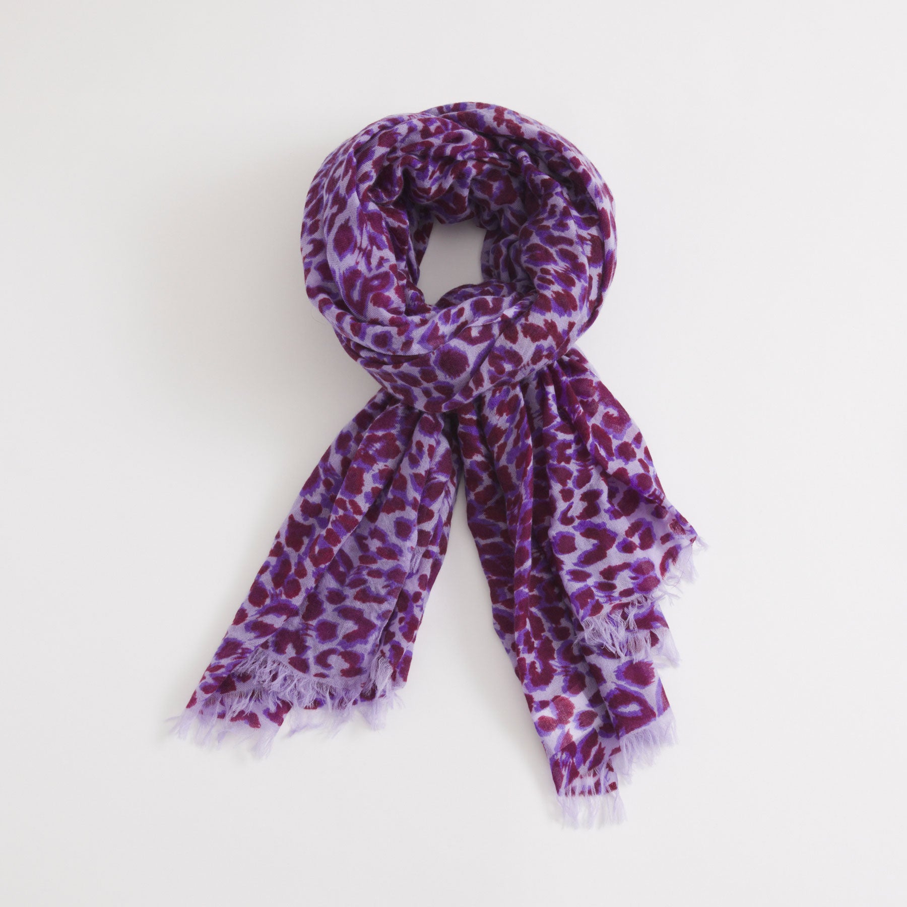 Cashmere Airy Scarf Cheetah