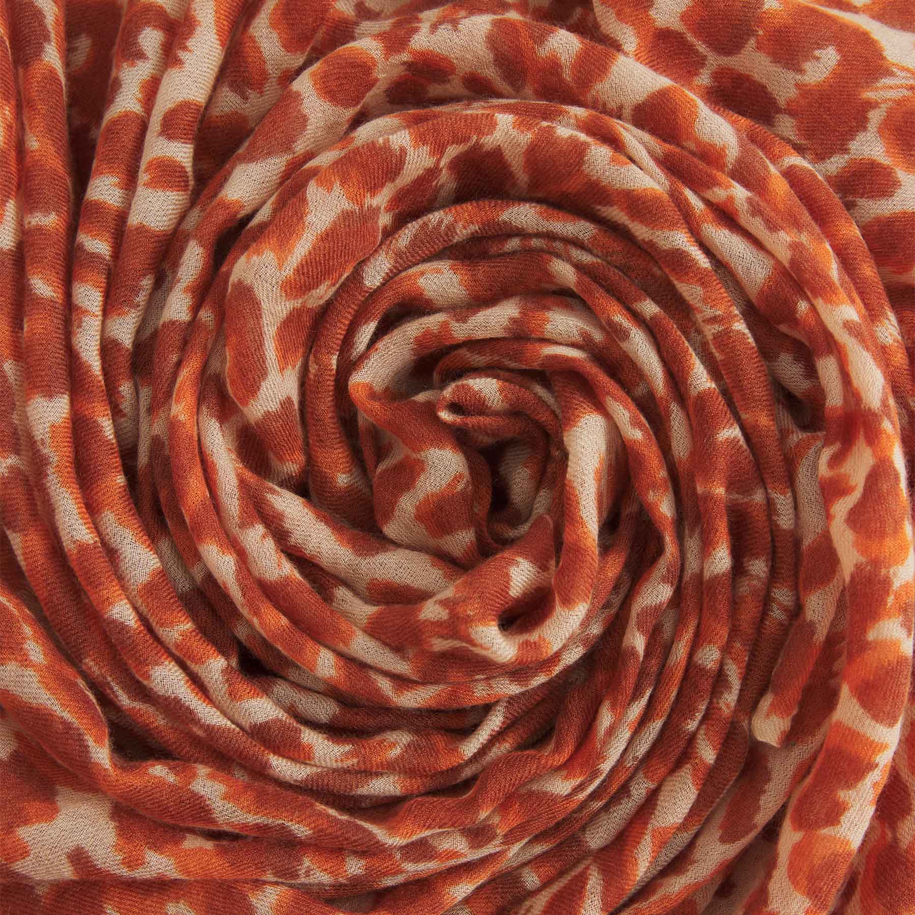 Cashmere Airy Scarf Cheetah