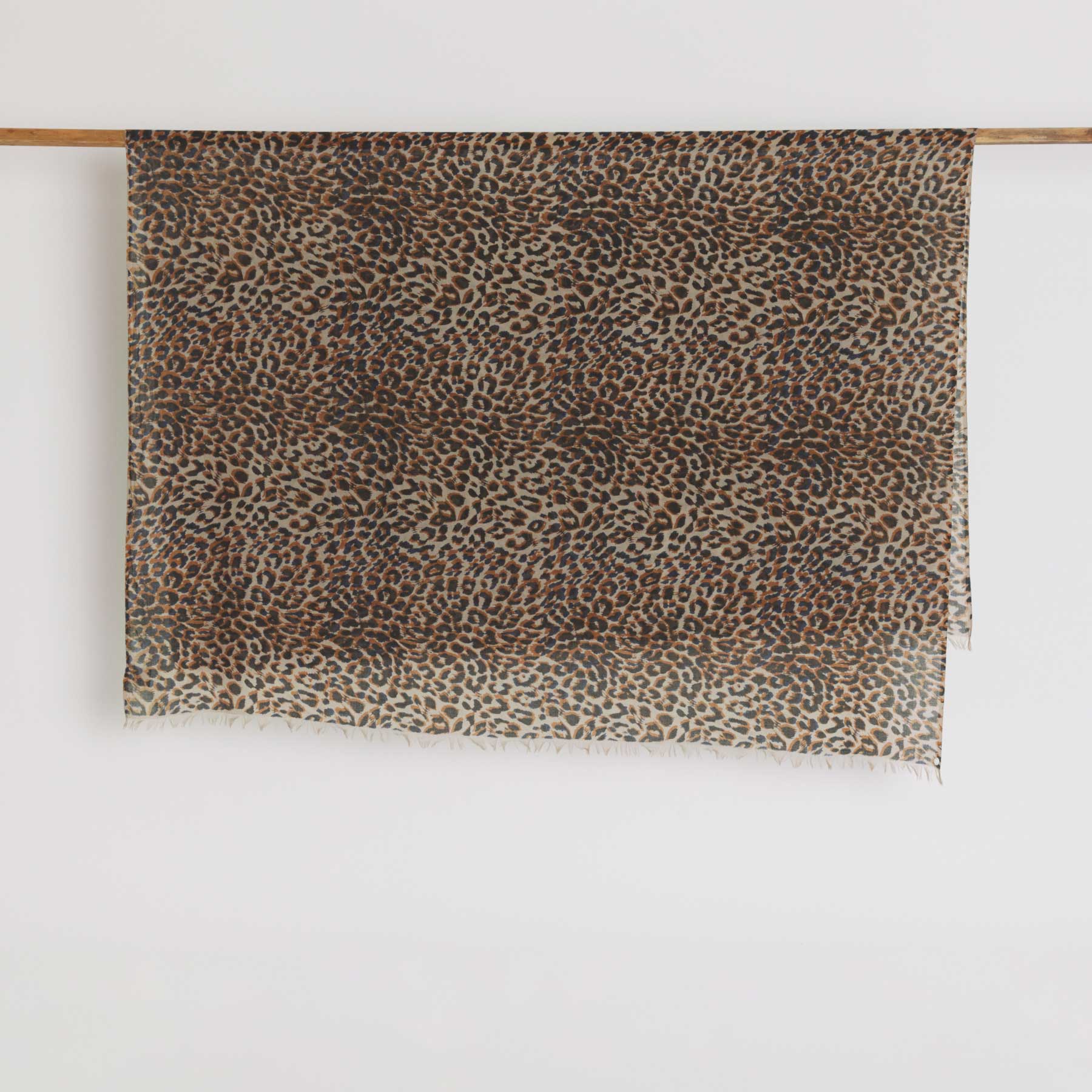Cashmere Airy Scarf Cheetah