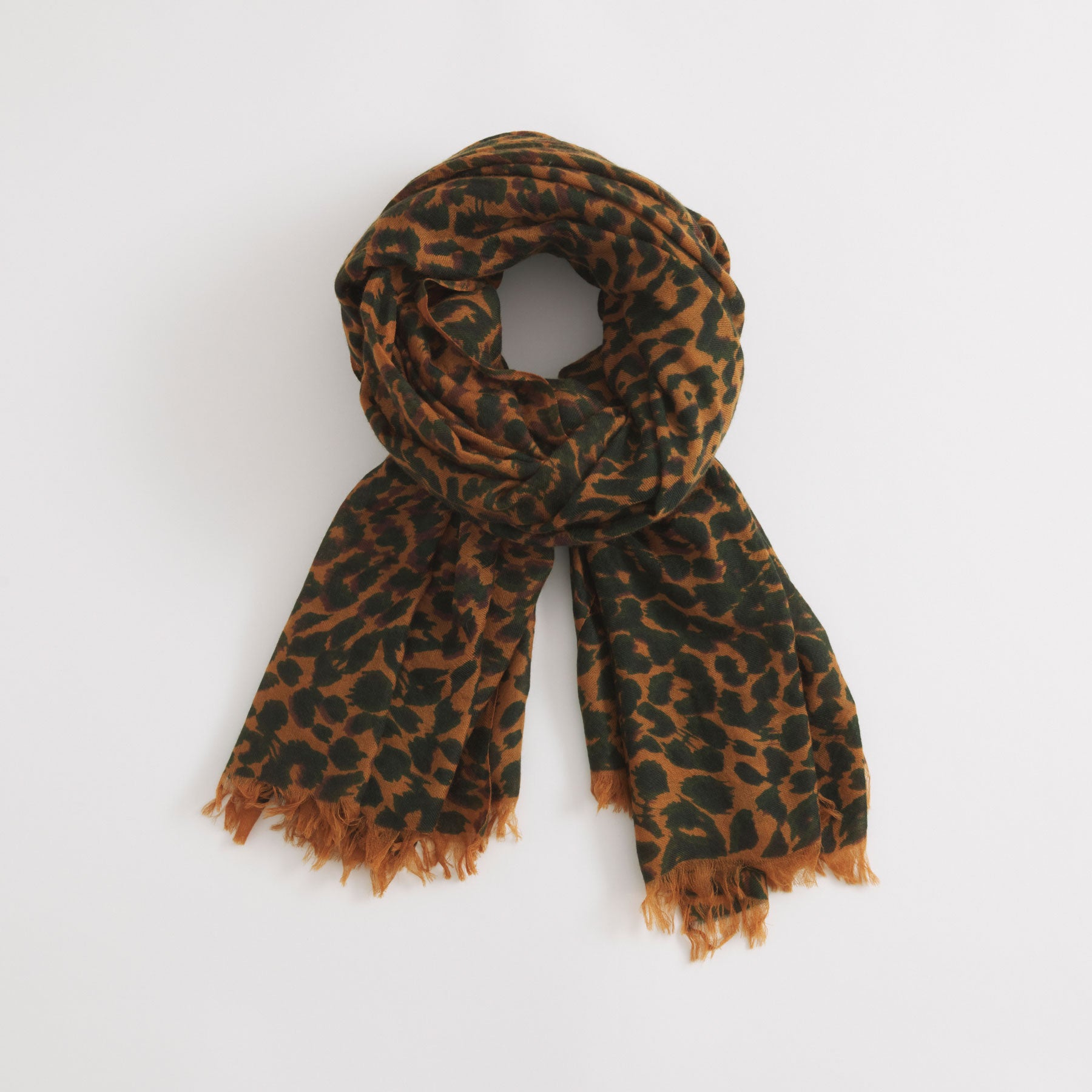 Cashmere Airy Scarf Cheetah