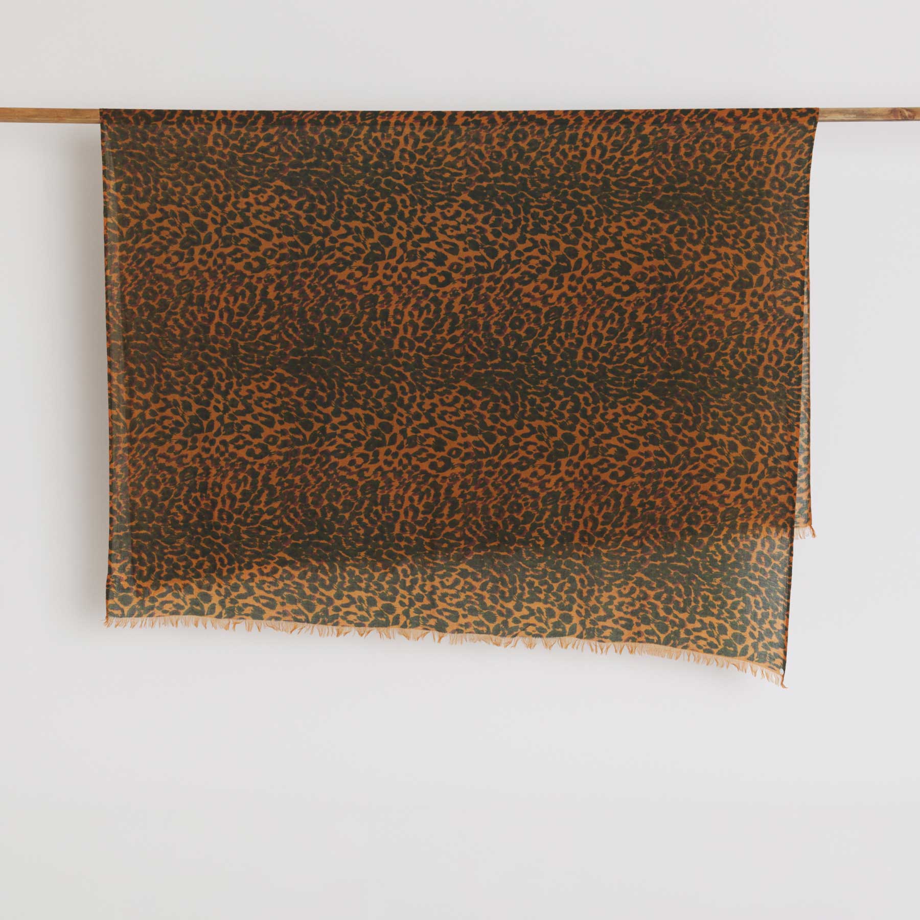 Cashmere Airy Scarf Cheetah