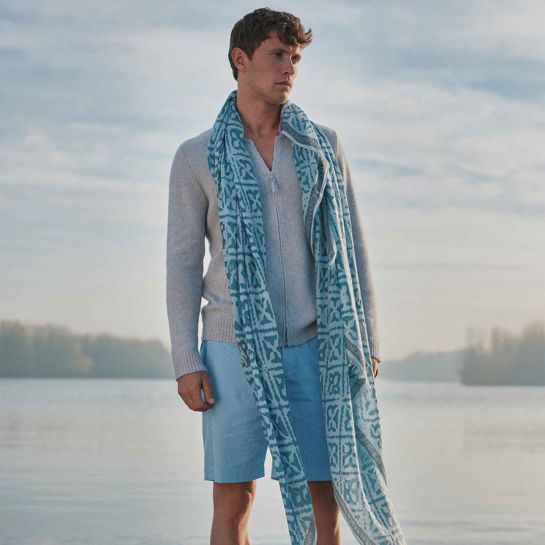 Cashmere Airy Scarf Eyes of Marrakesh