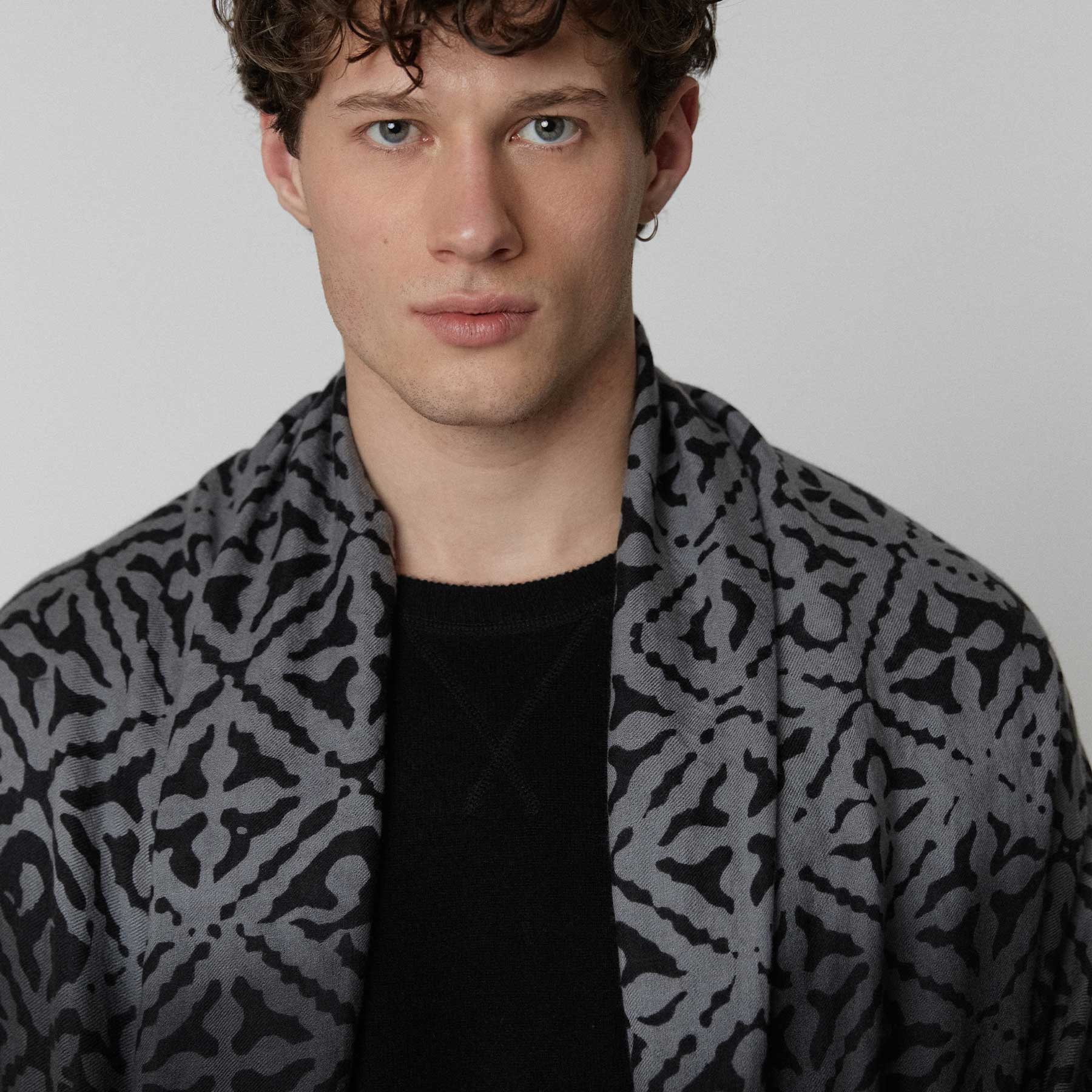 Cashmere Airy Scarf Dip Dye Eyes of Marrakesh