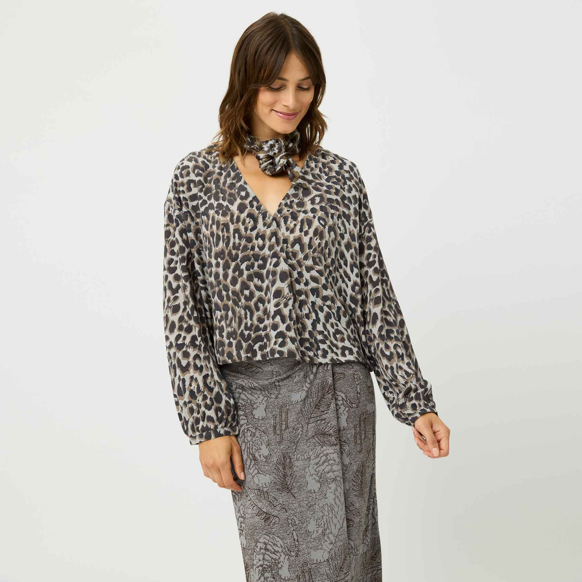 Blouse Honesta Cheetah