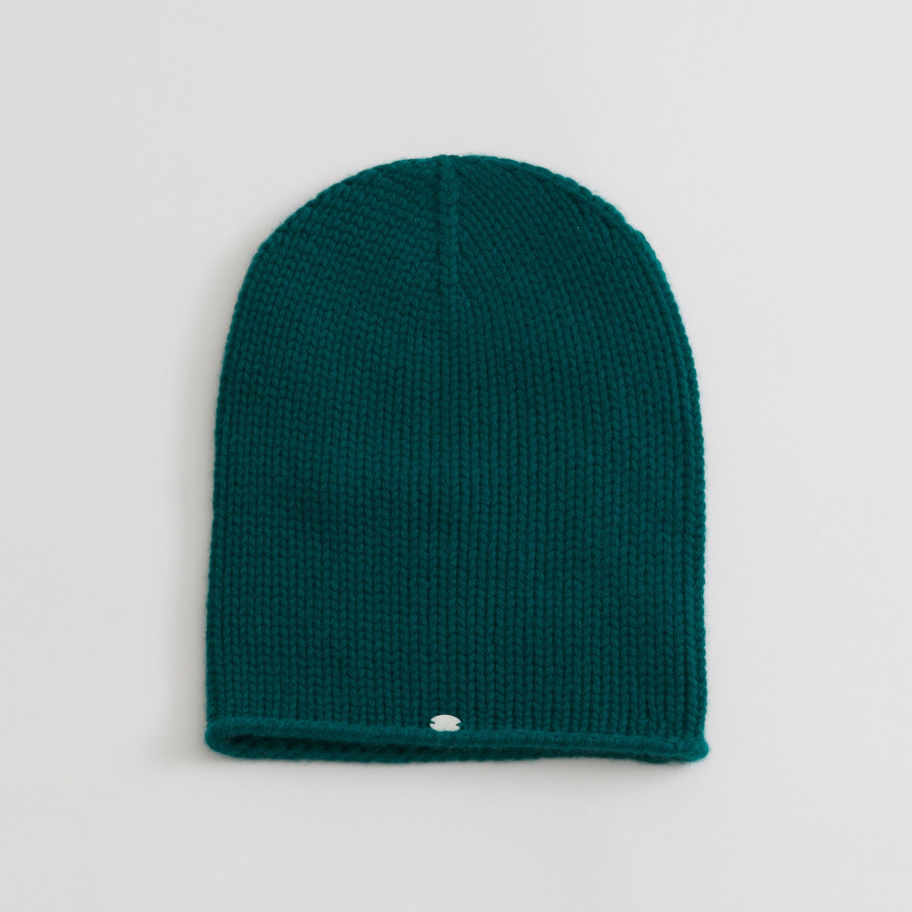 Grüne gestrickte Kaschmirmütze