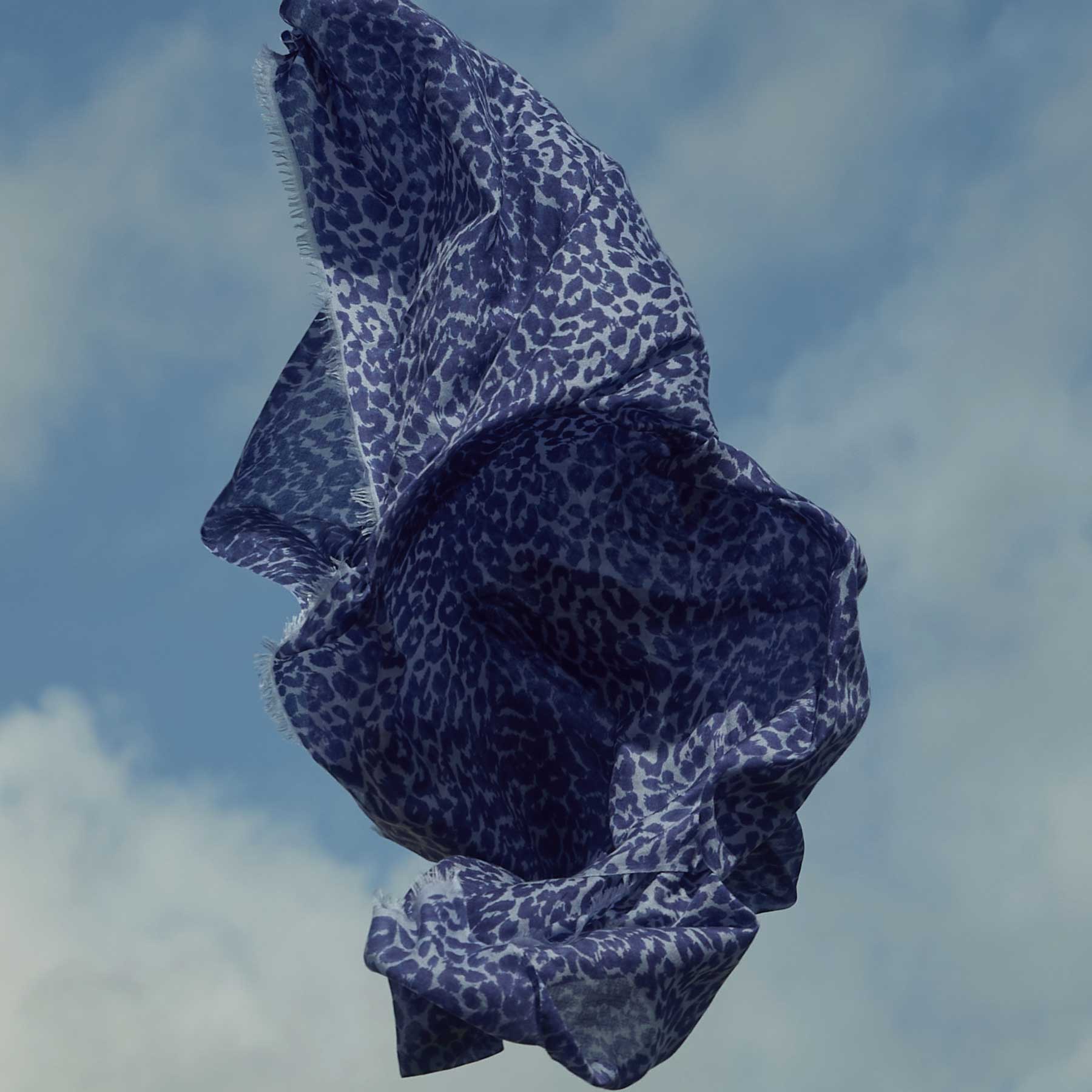 Cashmere Airy Scarf Cheetah