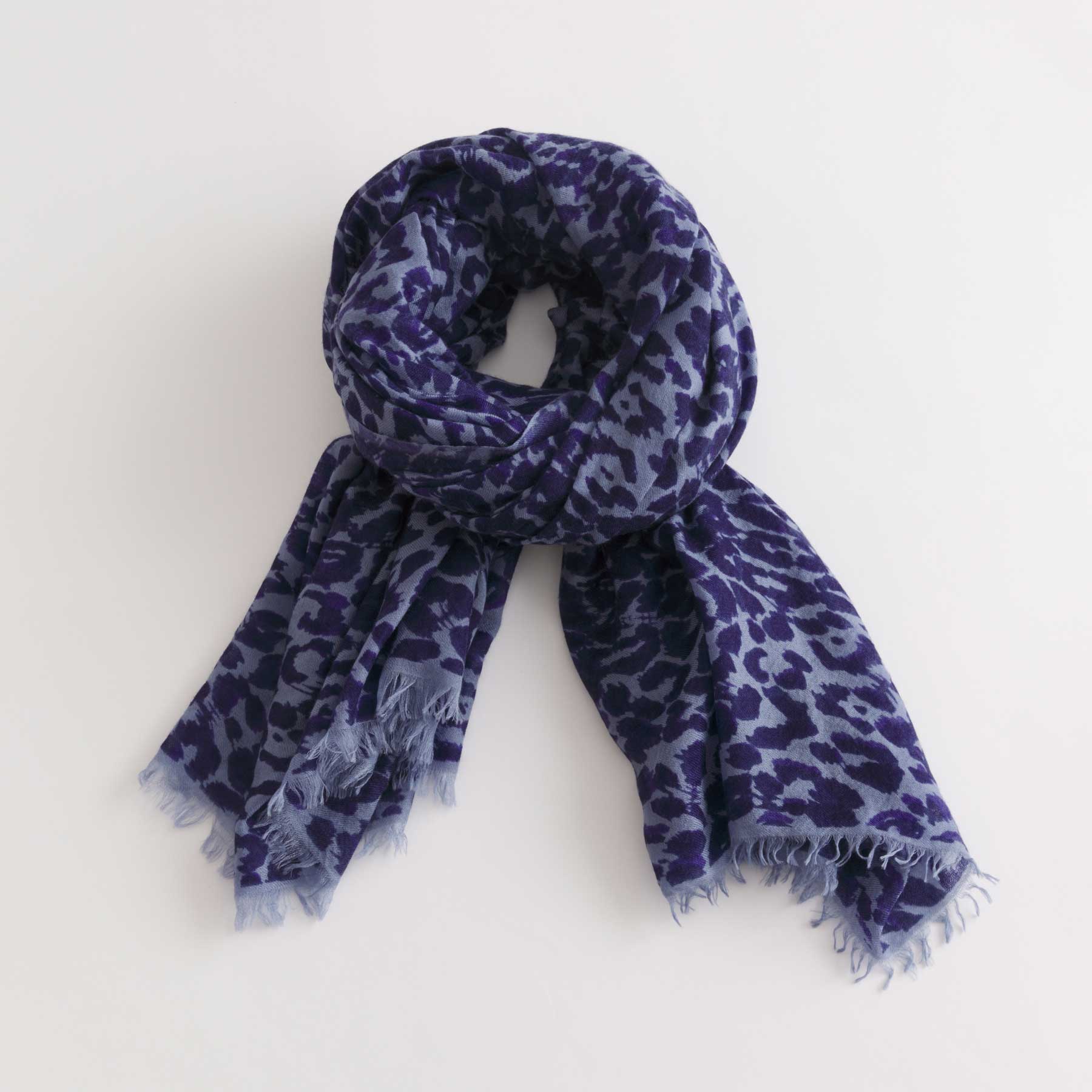 Cashmere Airy Scarf Cheetah
