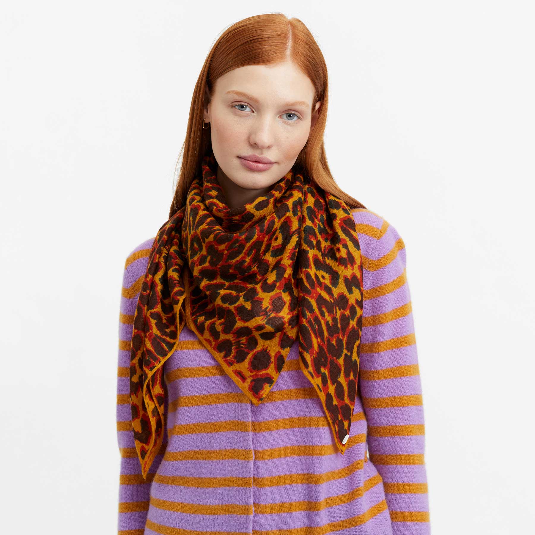 Cashmere Cube 110 felted Cheetah