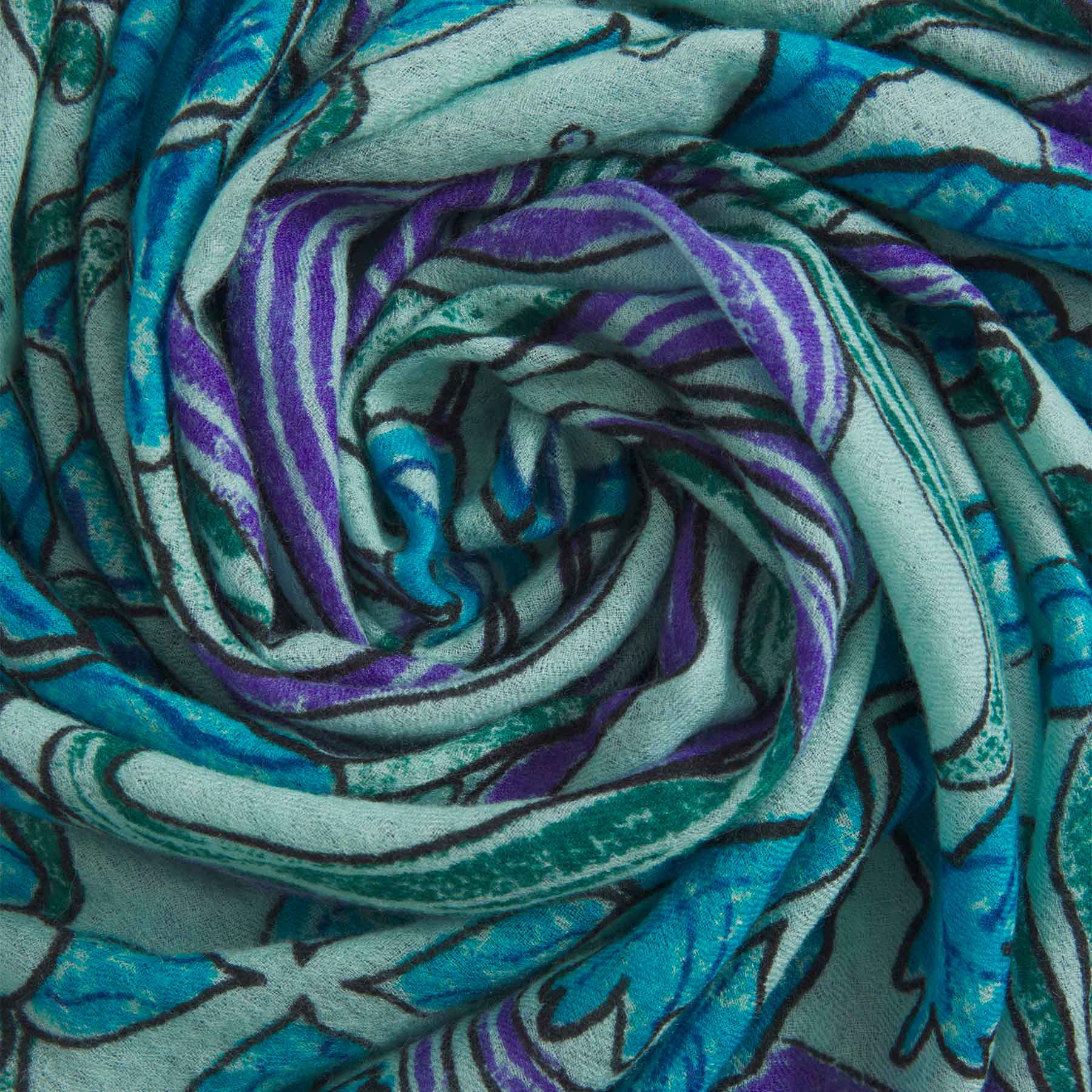 Cashmere Cube 110 felted Iris Noble