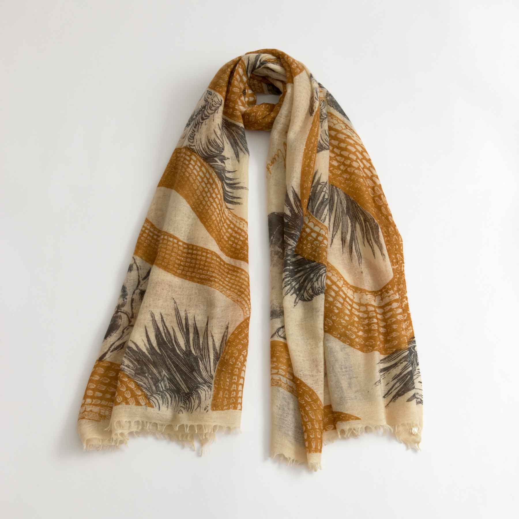 Felted Stole Garden Eden