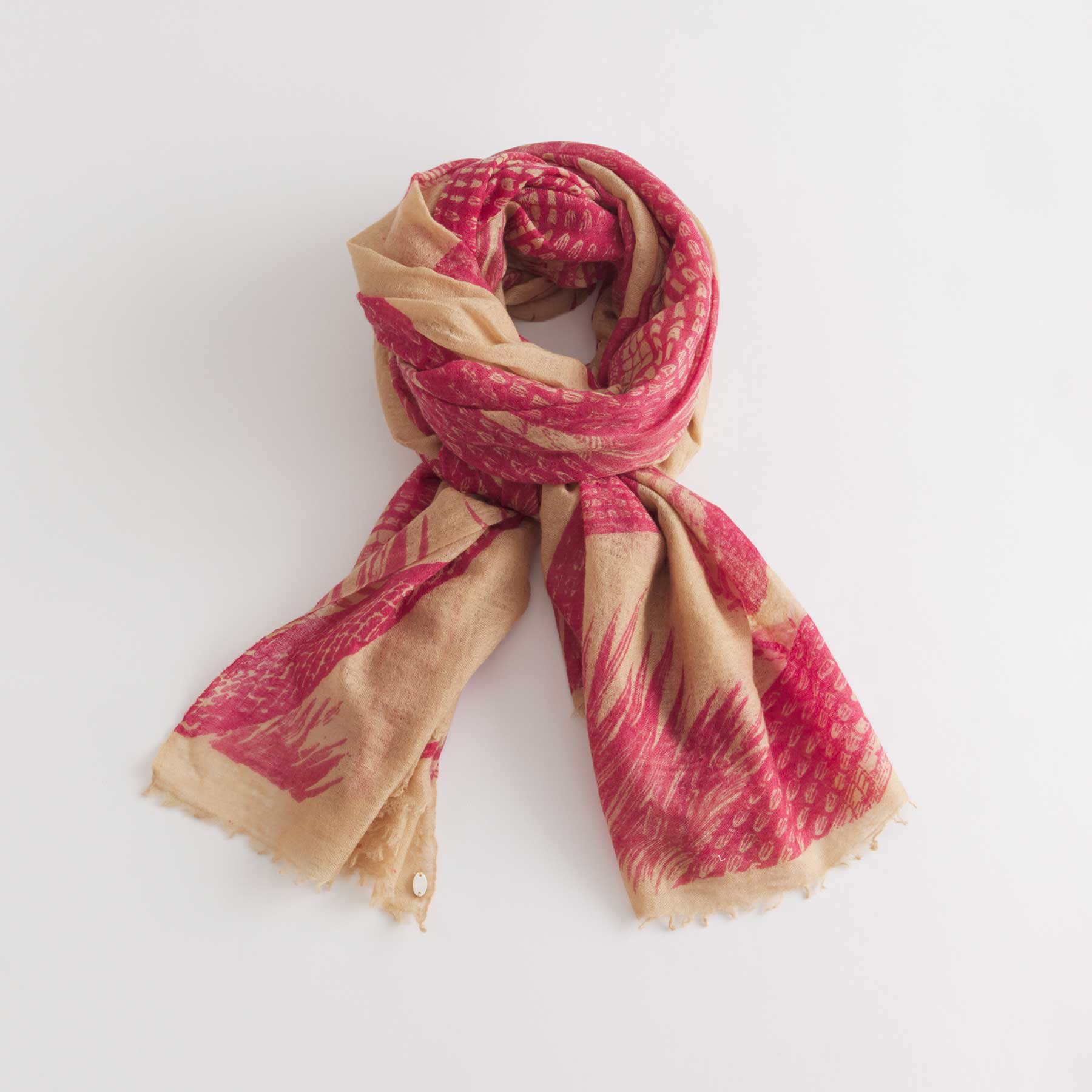 Felted Stole Garden Eden