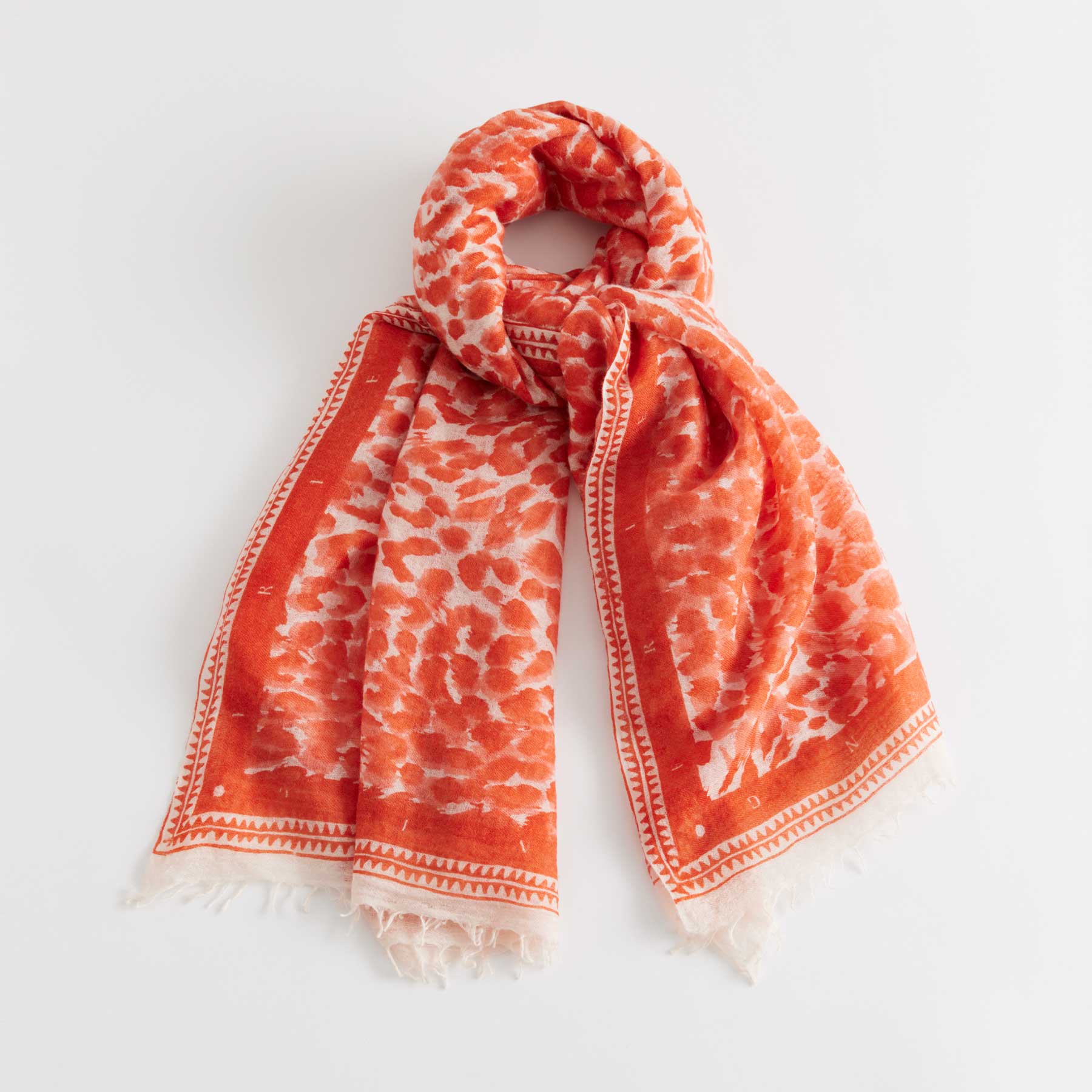 Felted Stole Cheetah