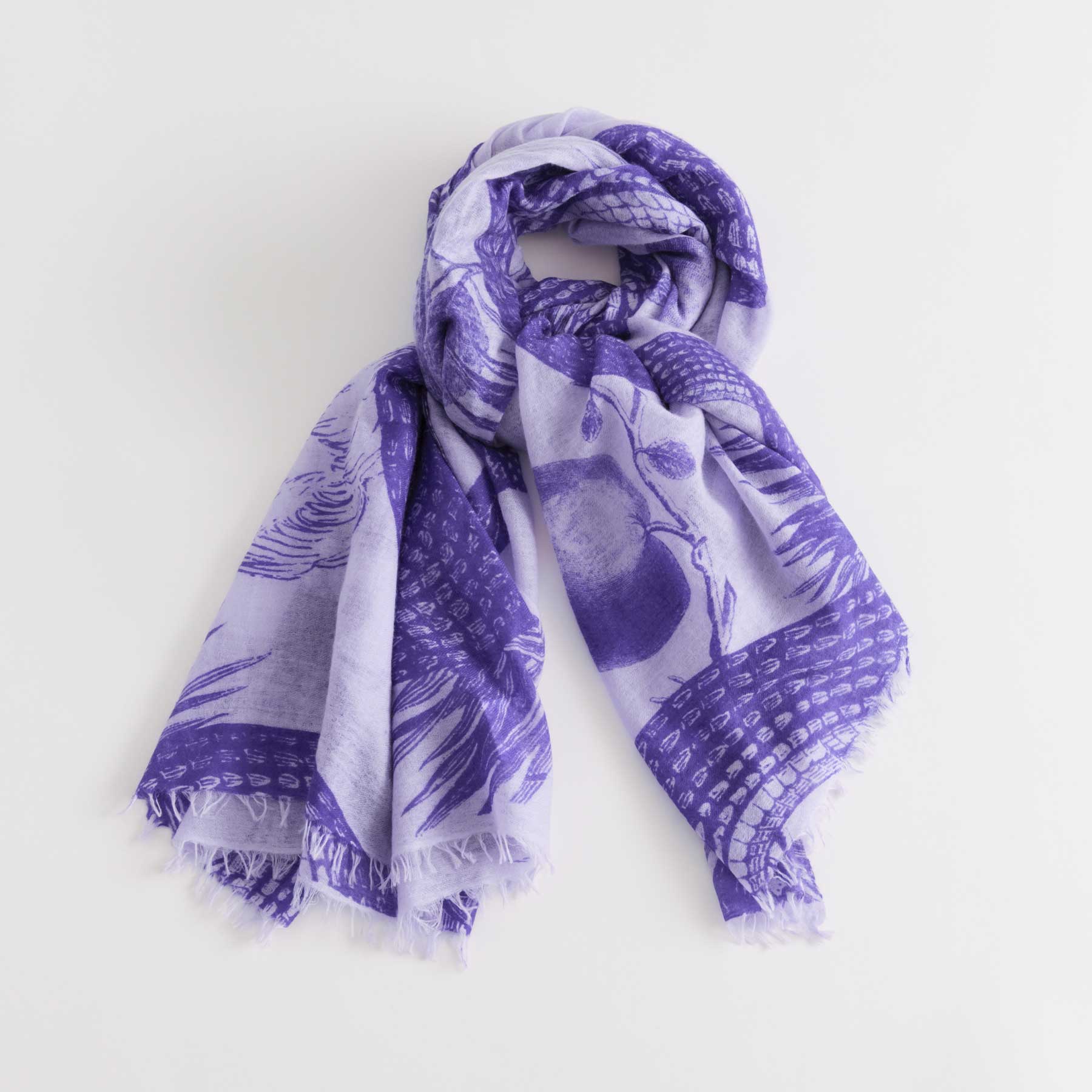 Felted Stole Garden Eden