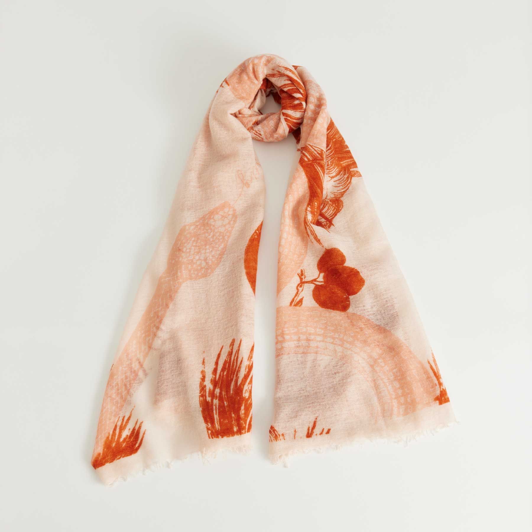 Felted Stole Garden Eden