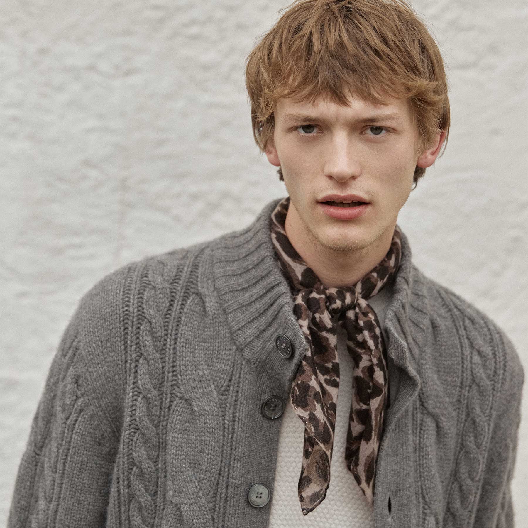 Cashmere Midi 70 Cheetah