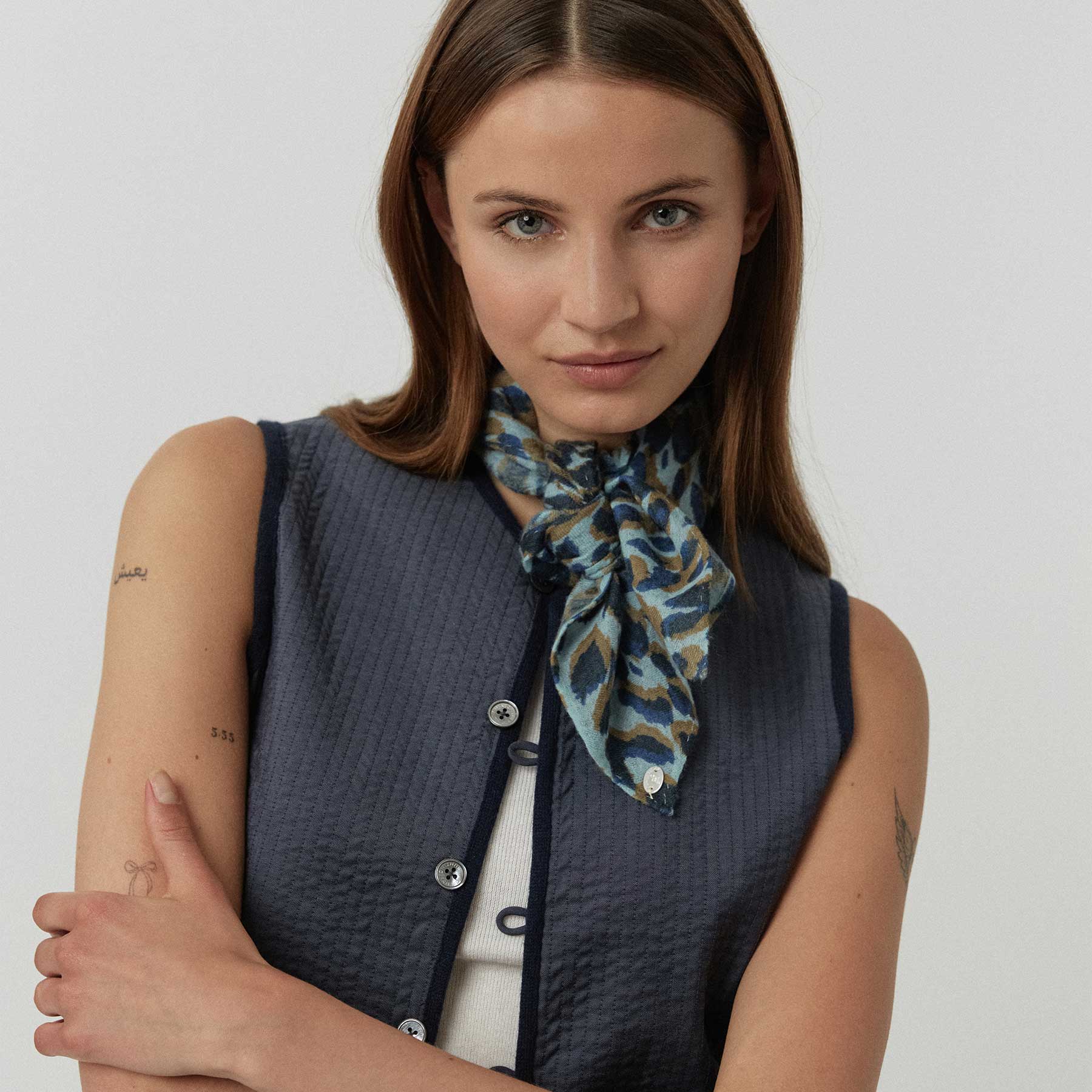 Cashmere Midi 70 Cheetah