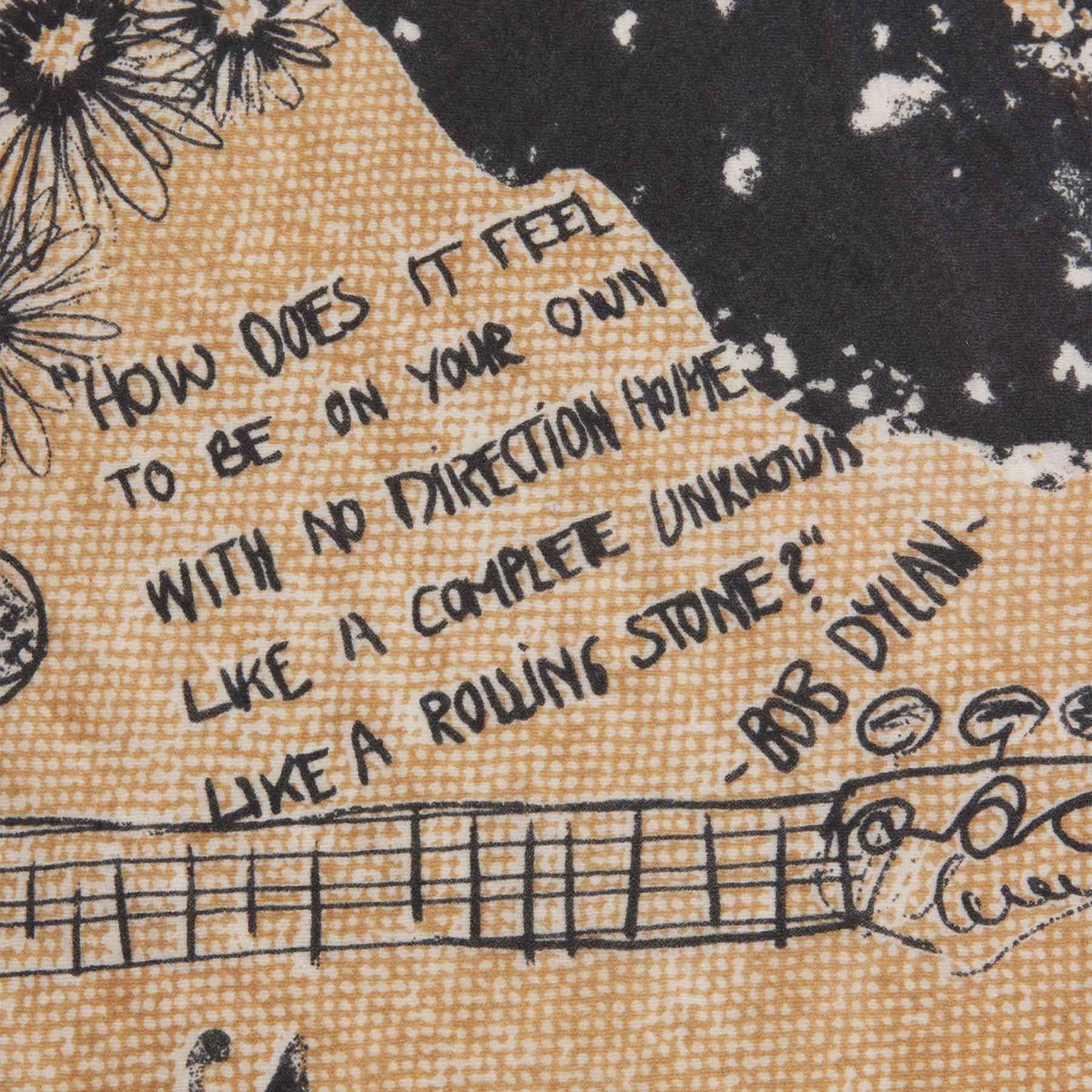 Cashmere Midi 70 Message Bob Dylan