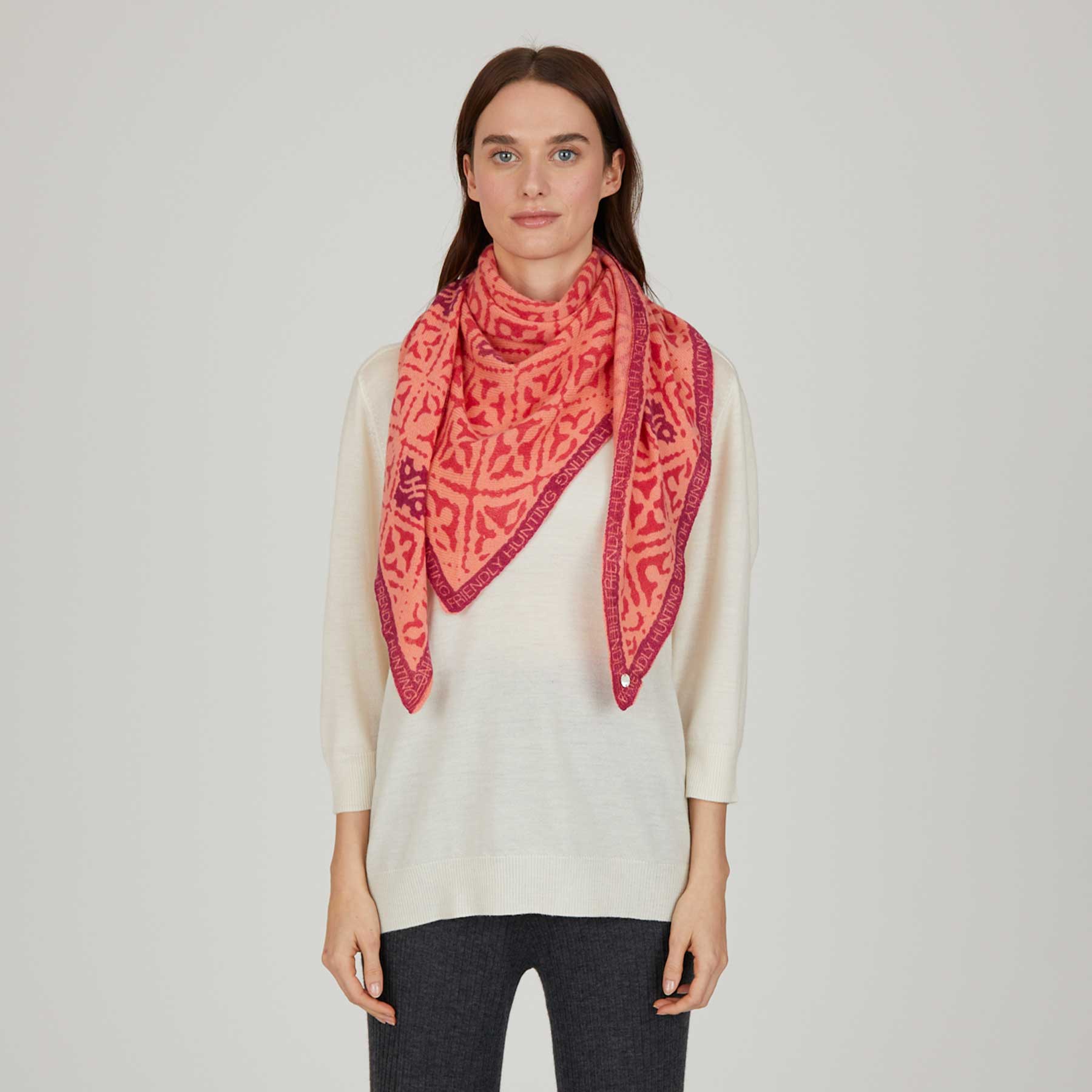 Triangle Knit Scarf Eyes of Marrakesh