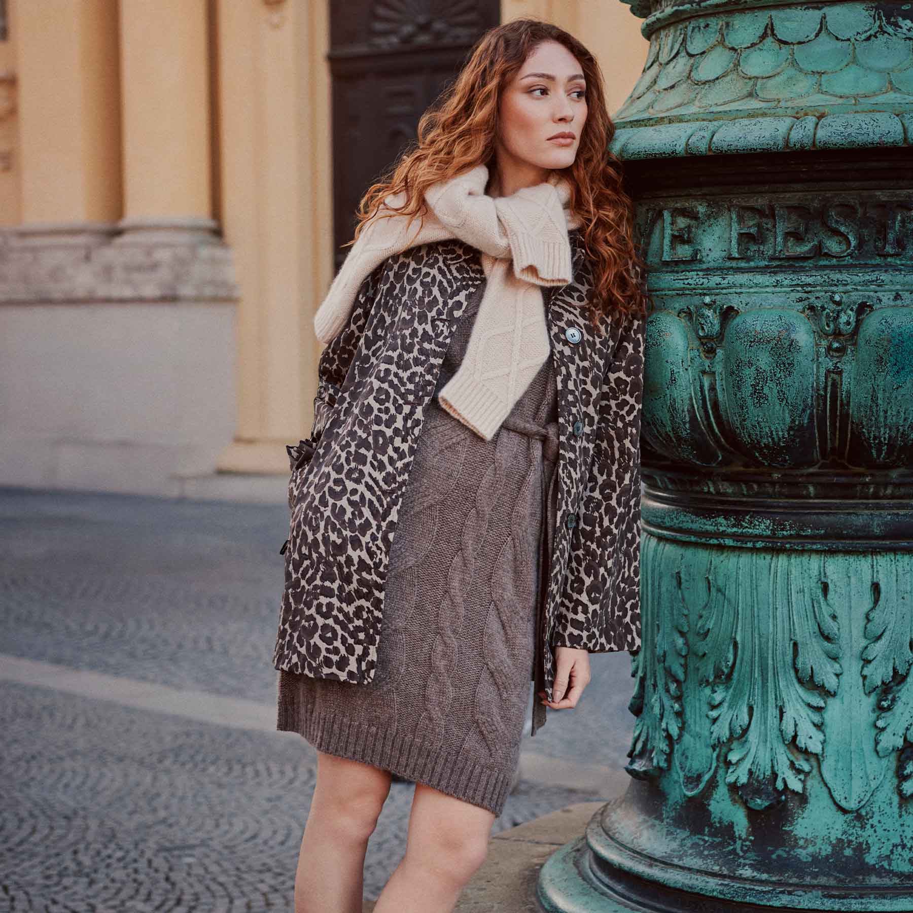 Coat Gerty Cheetah Kelis