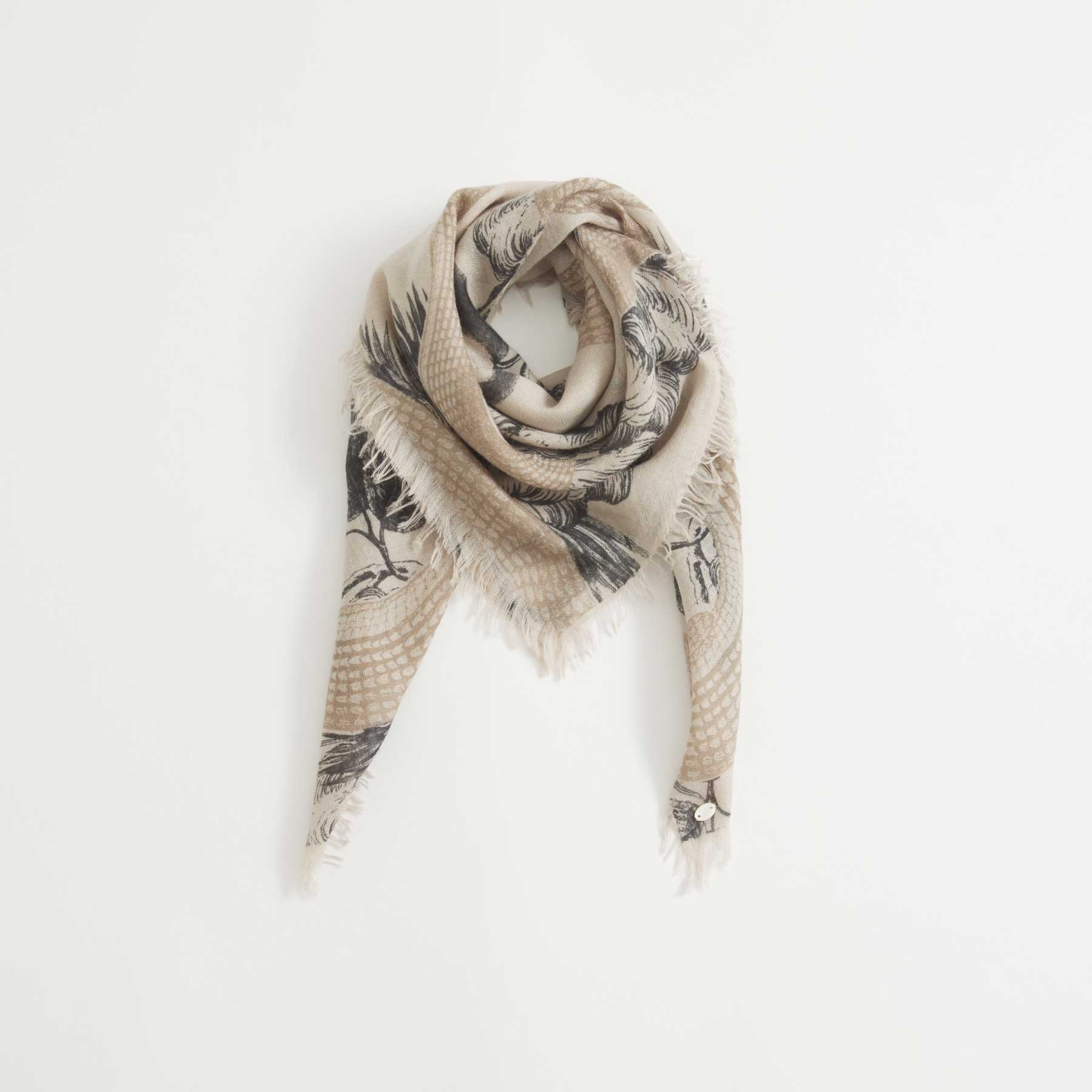 Cashmere Diamond Carré 90 Garden Eden