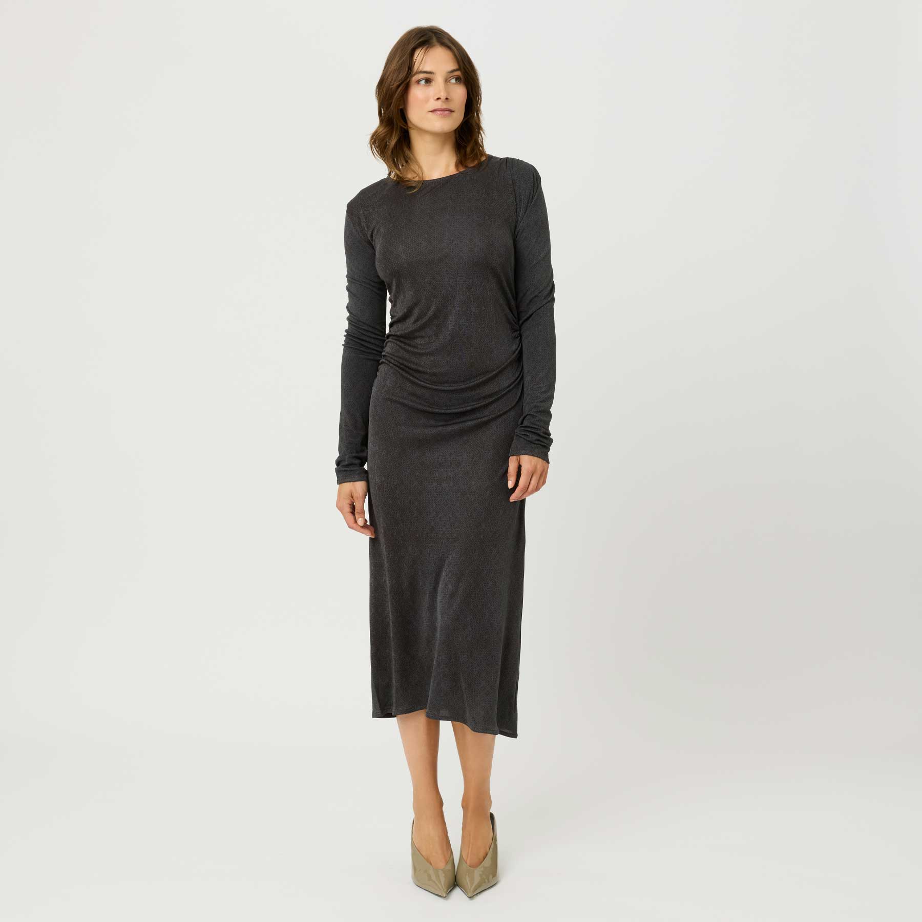 Dress Kale Long Eyes of Marrakesh Small Silk Jersey