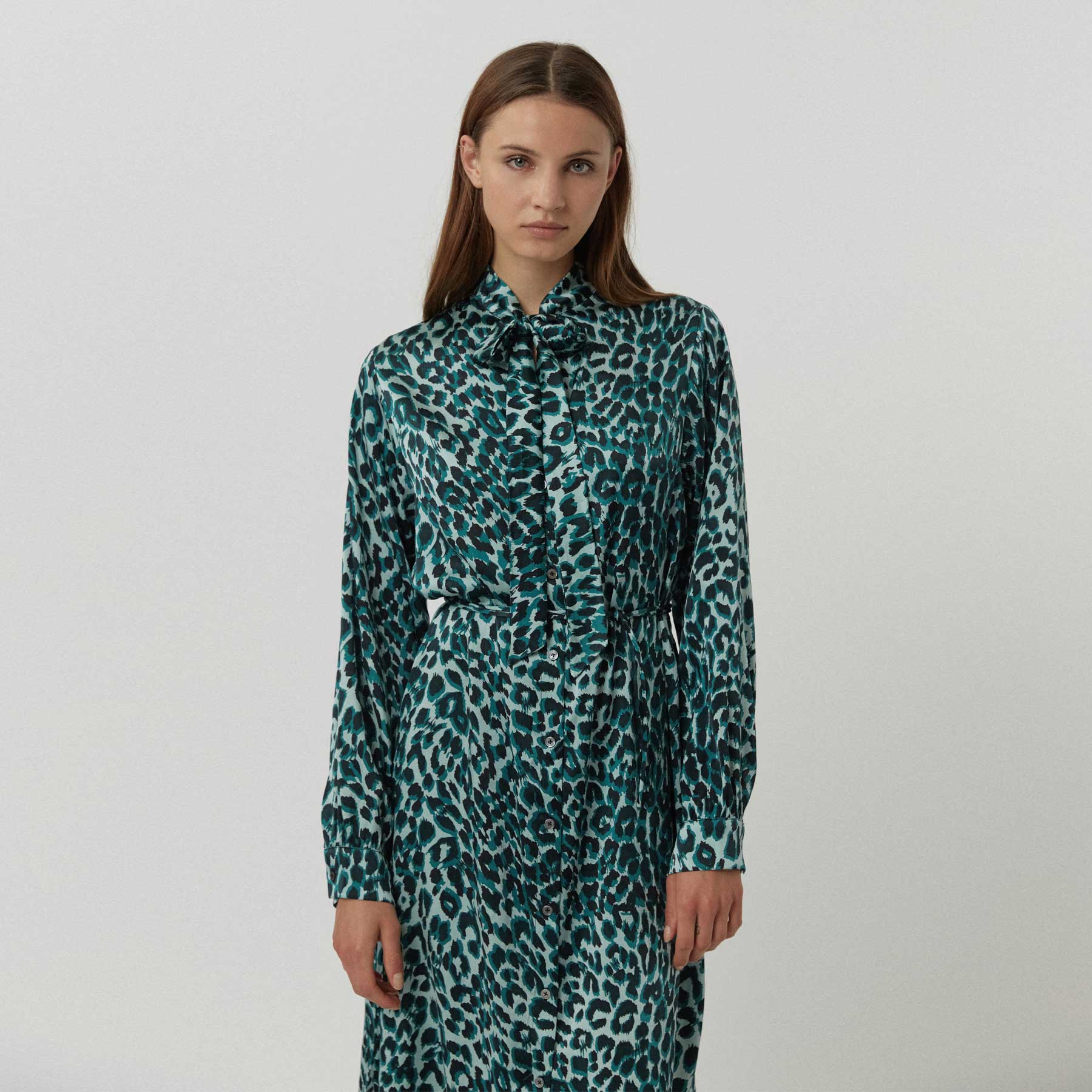 Dress Leafy Cheetah
