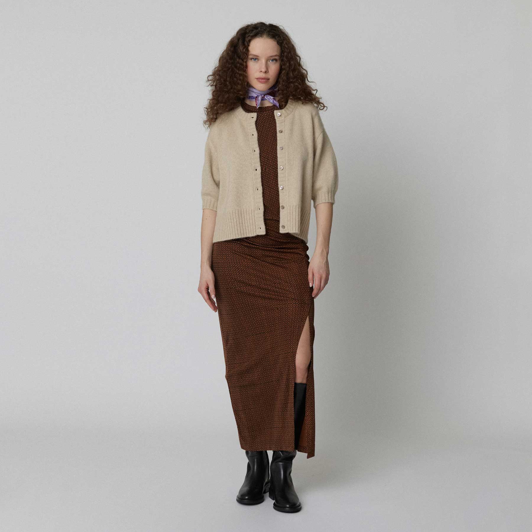 Dress Splendide One Hundred Eyes Silk Jersey