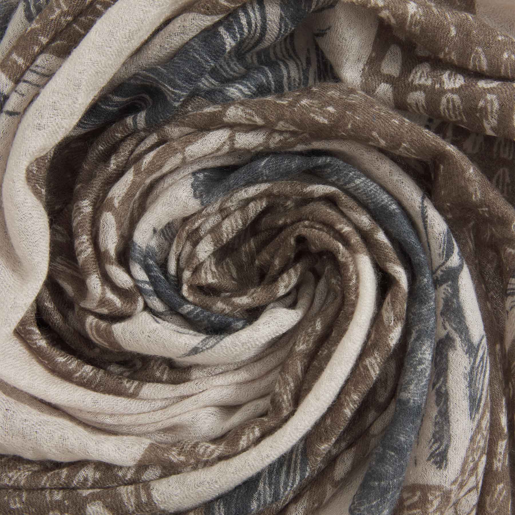 Felted Stole Garden Eden