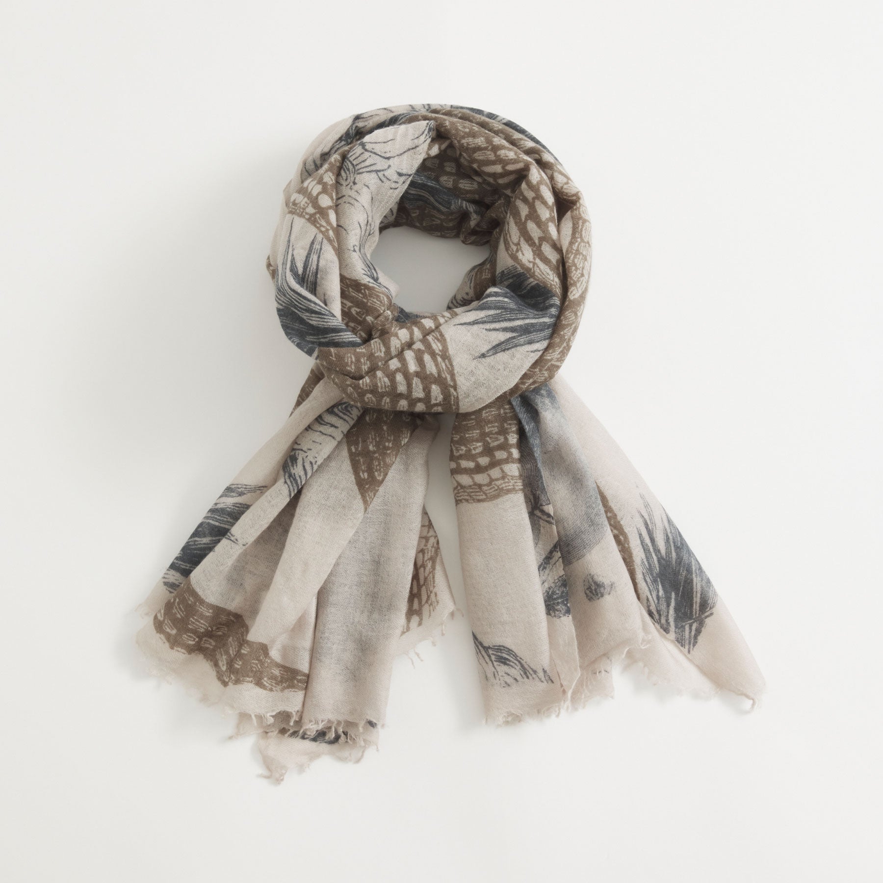 Felted Stole Garden Eden