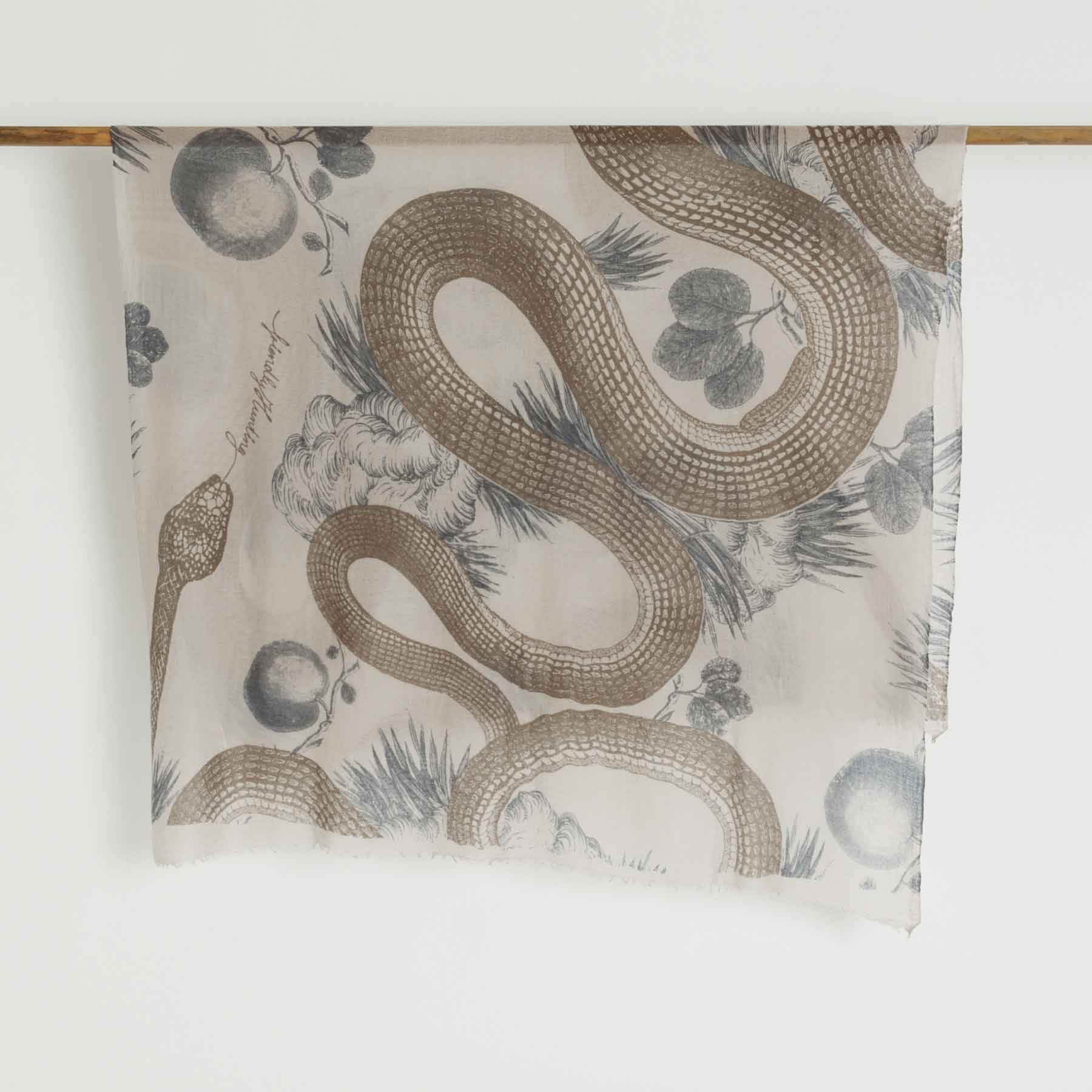 Felted Stole Garden Eden