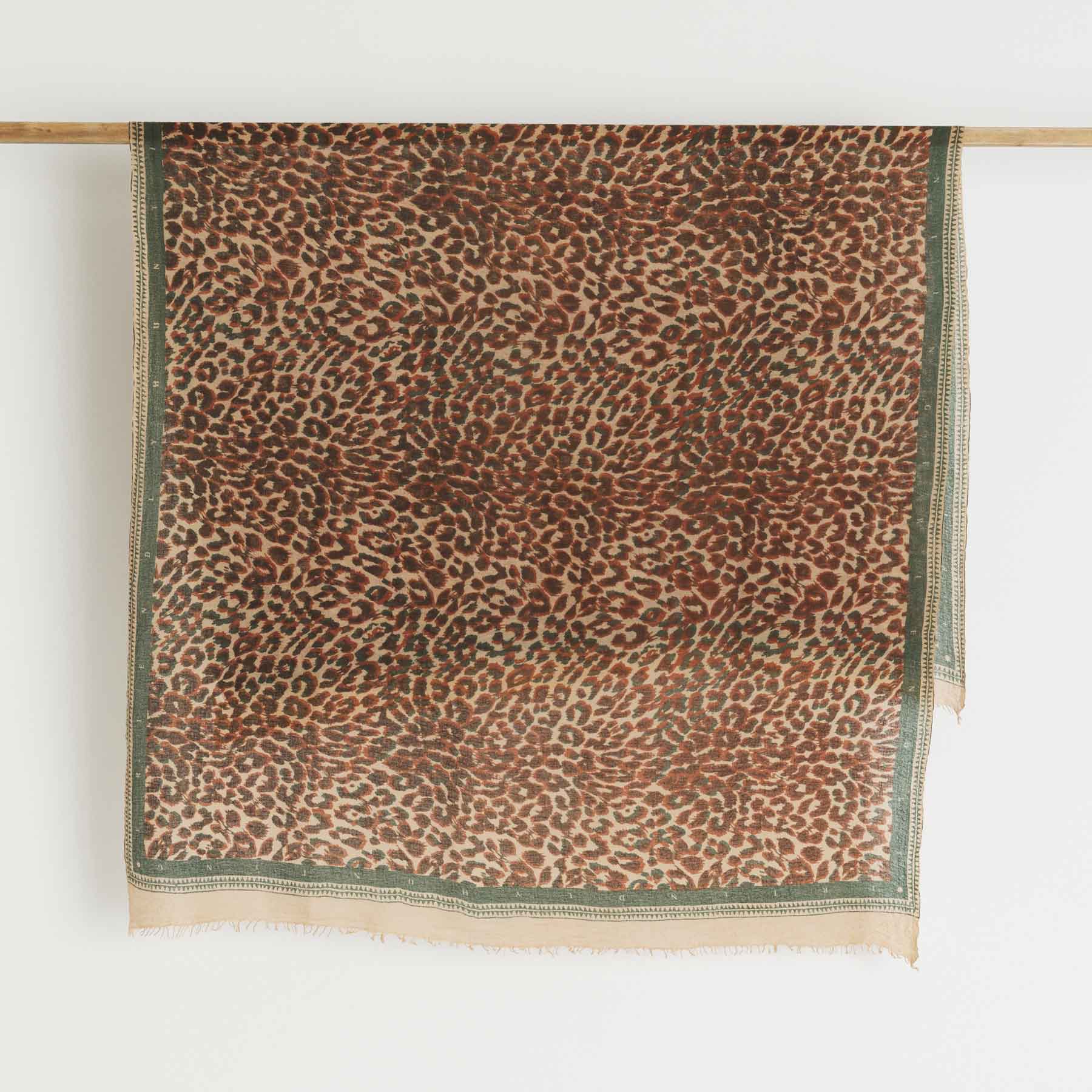 Felted Stole Cheetah