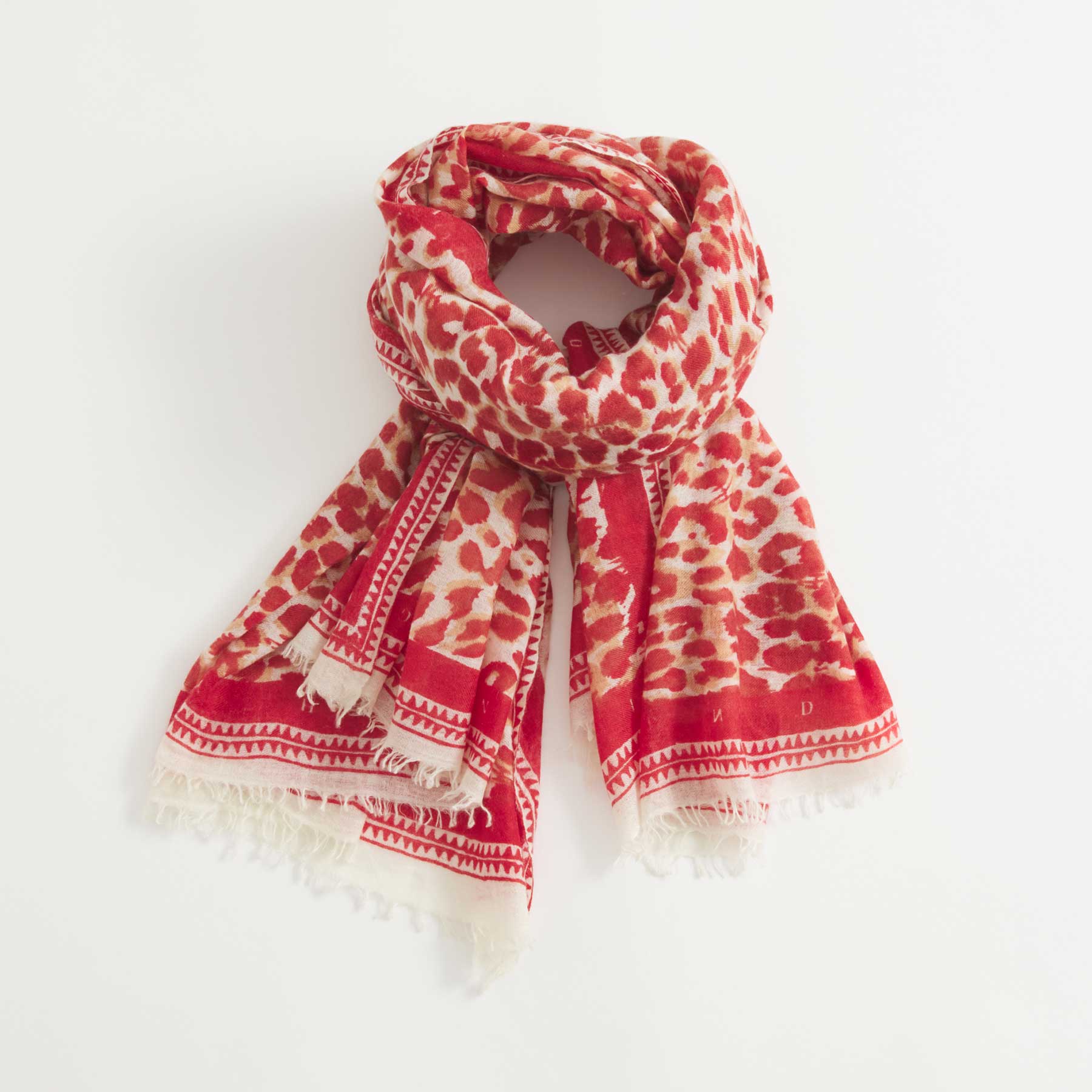 Felted Stole Cheetah