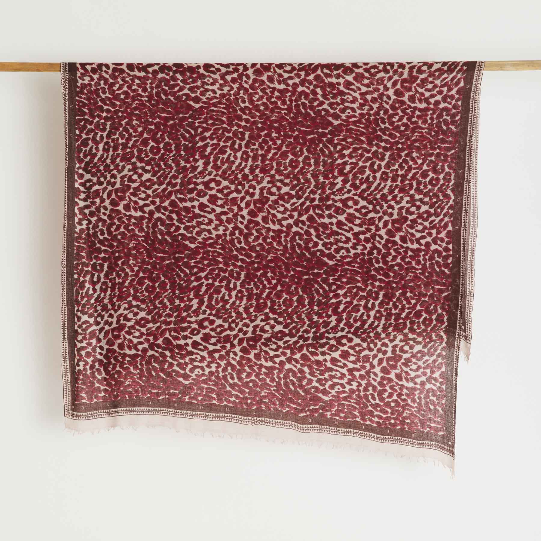 Felted Stole Cheetah