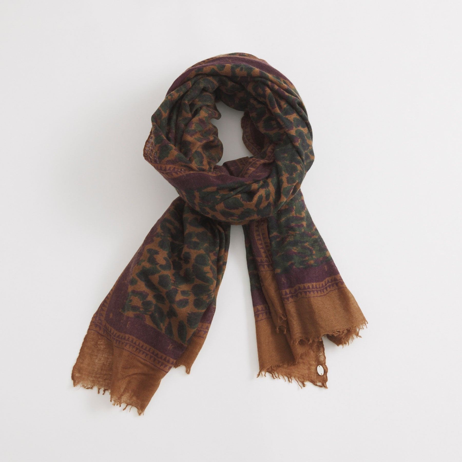 Felted Stole Cheetah