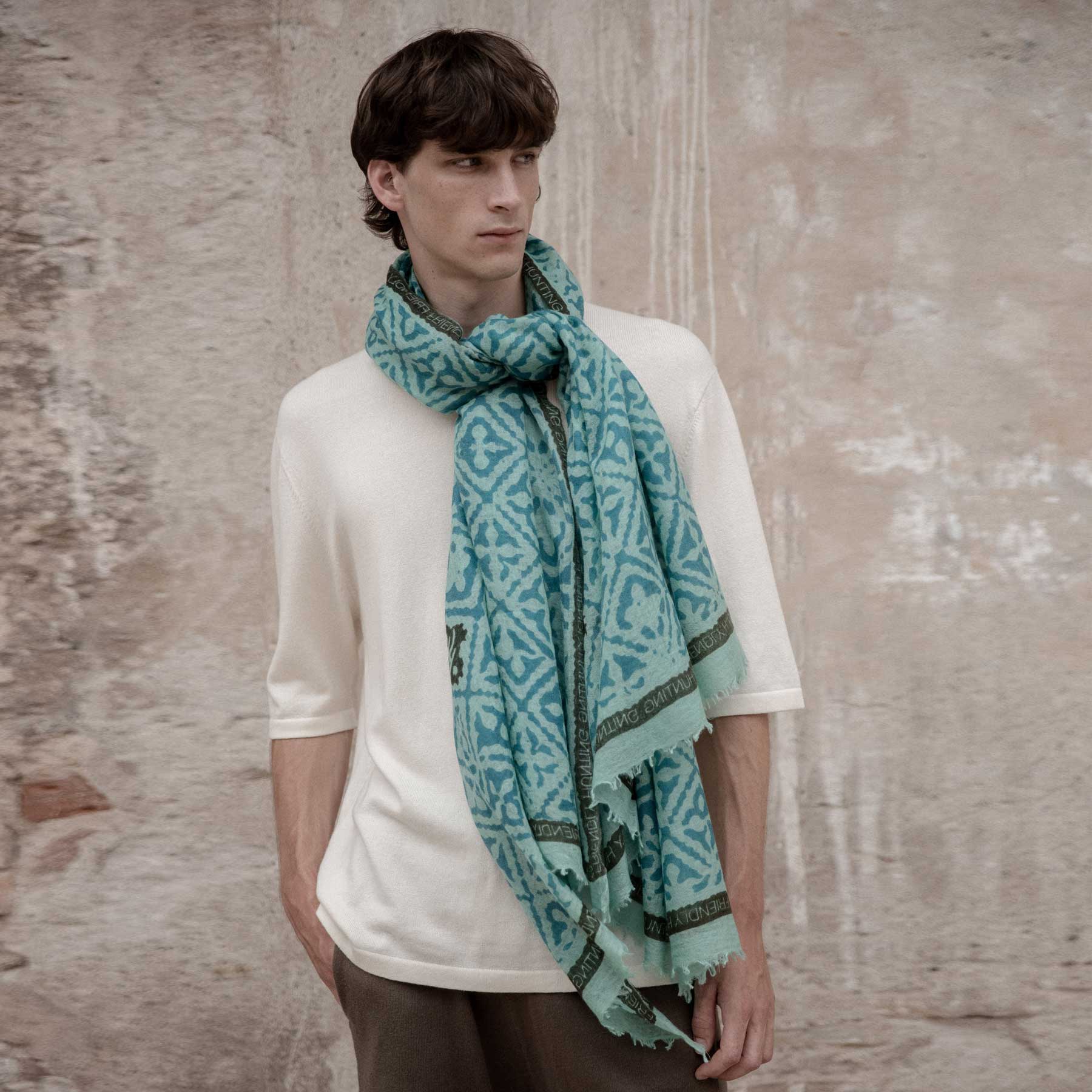 Felted Stole Eyes of Marrakesh