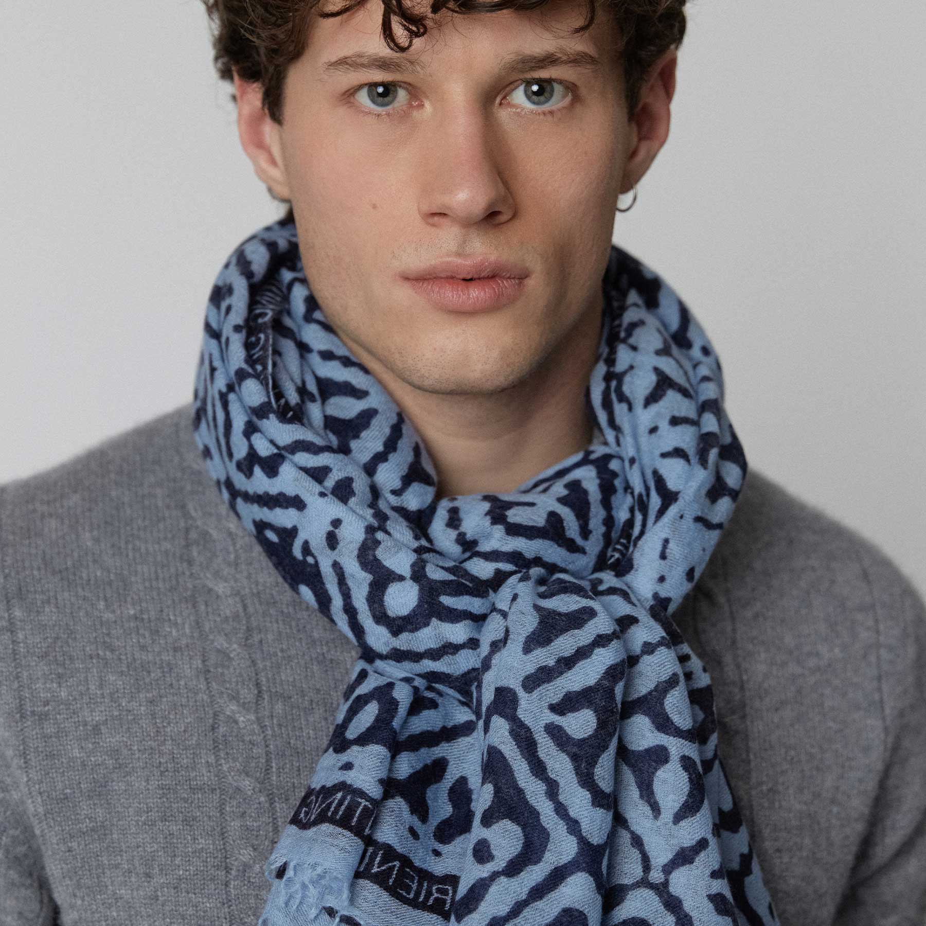 Felted Stole Eyes of Marrakesh