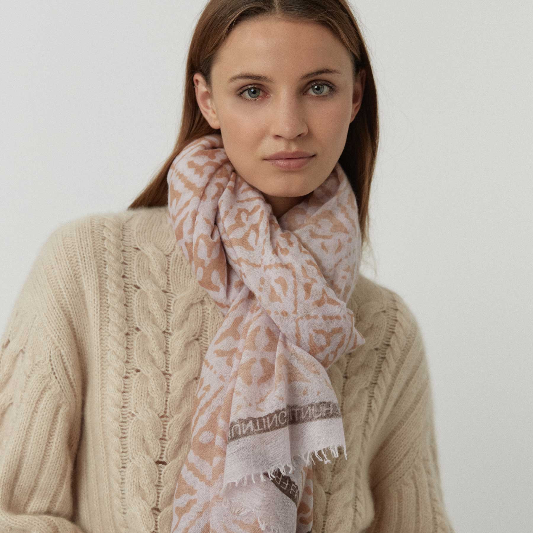 Felted Stole Eyes of Marrakesh