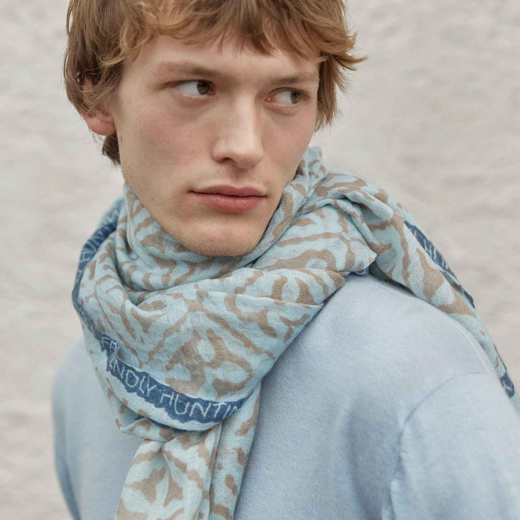 Felted Stole Eyes of Marrakesh