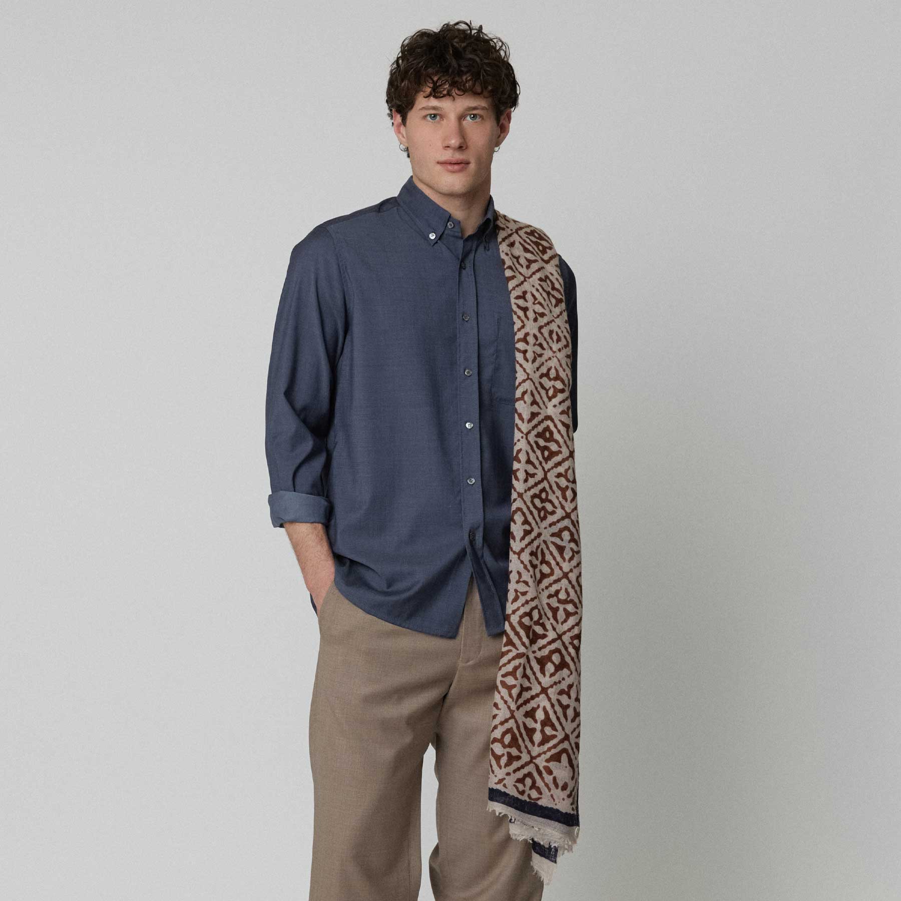 Felted Stole Eyes of Marrakesh