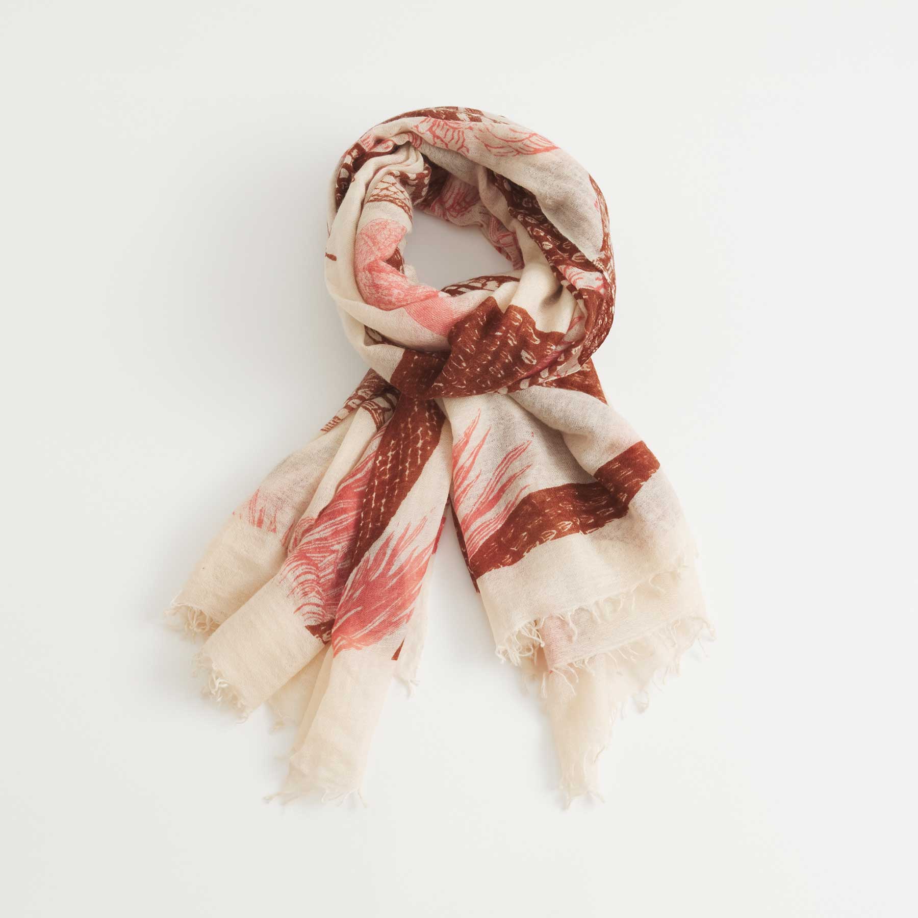 Felted Stole Garden Eden