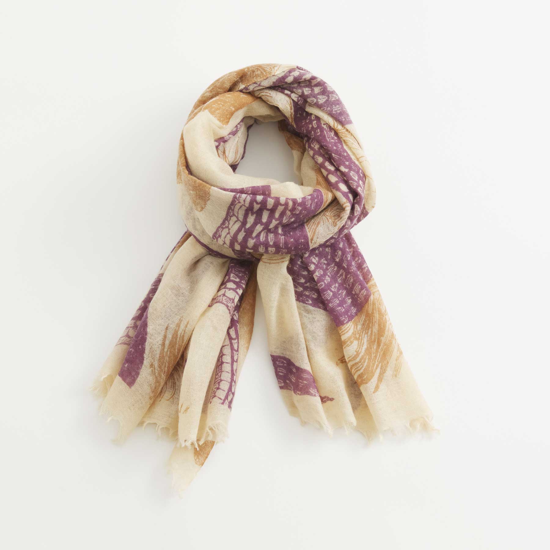 Felted Stole Garden Eden