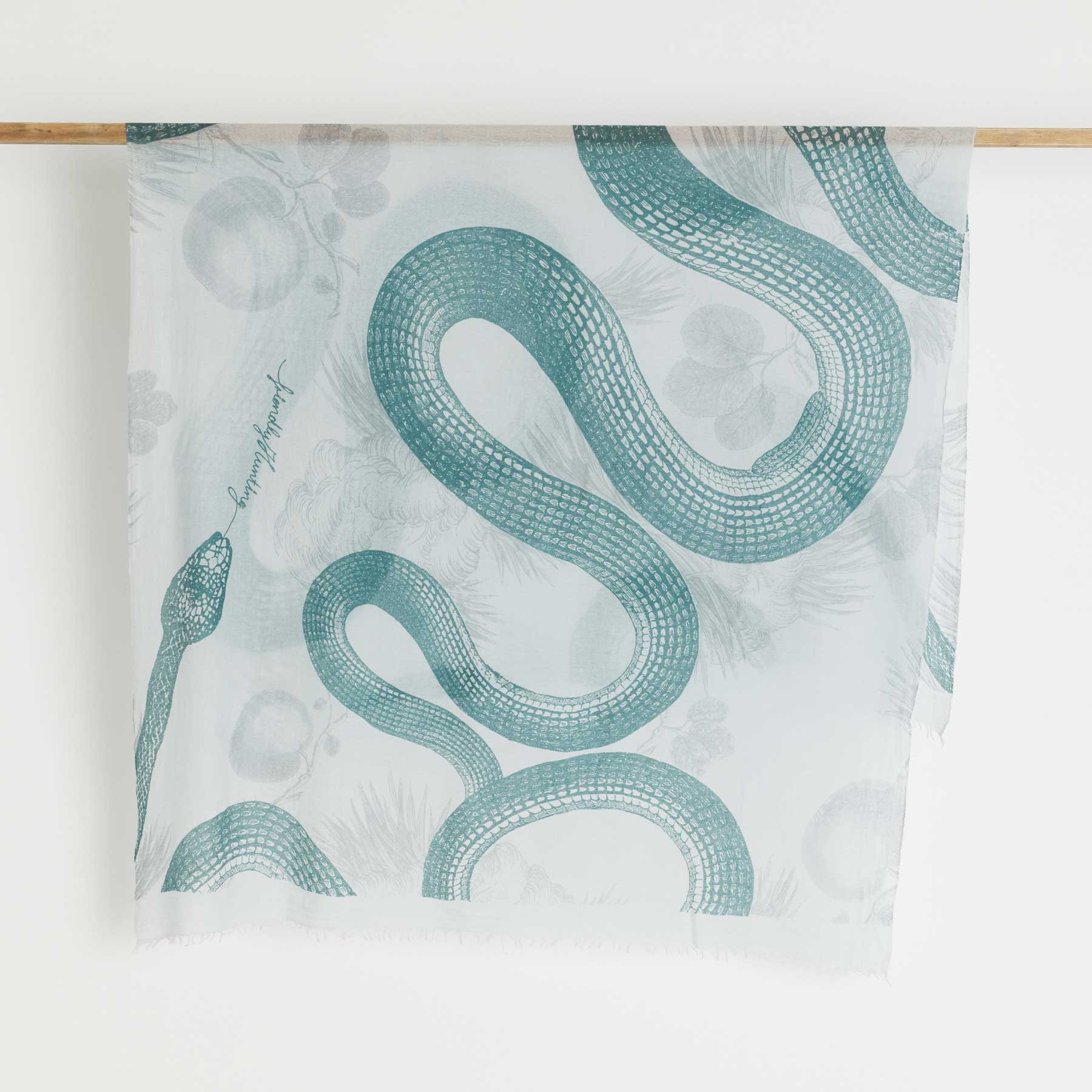 Felted Stole Garden Eden