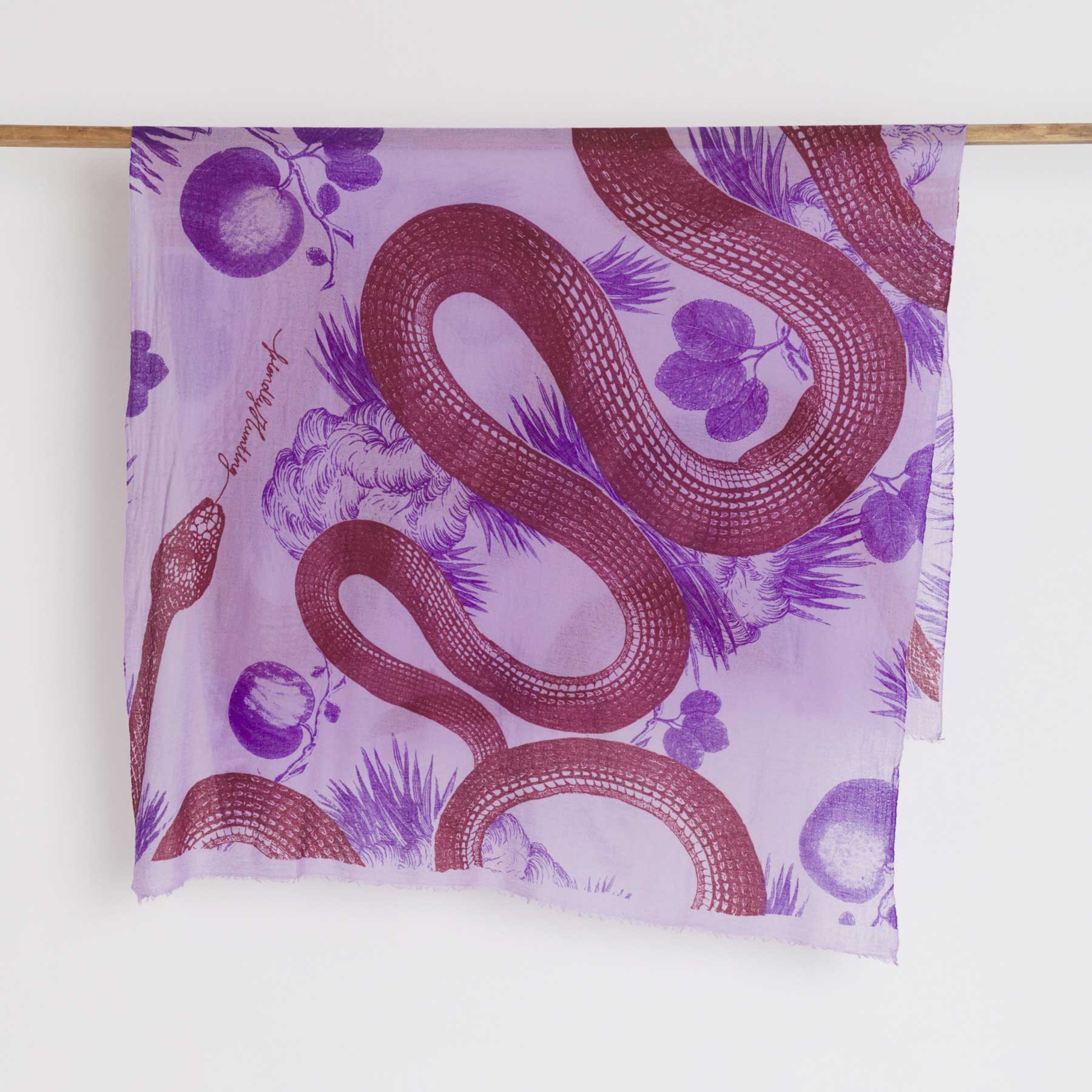 Felted Stole Garden Eden