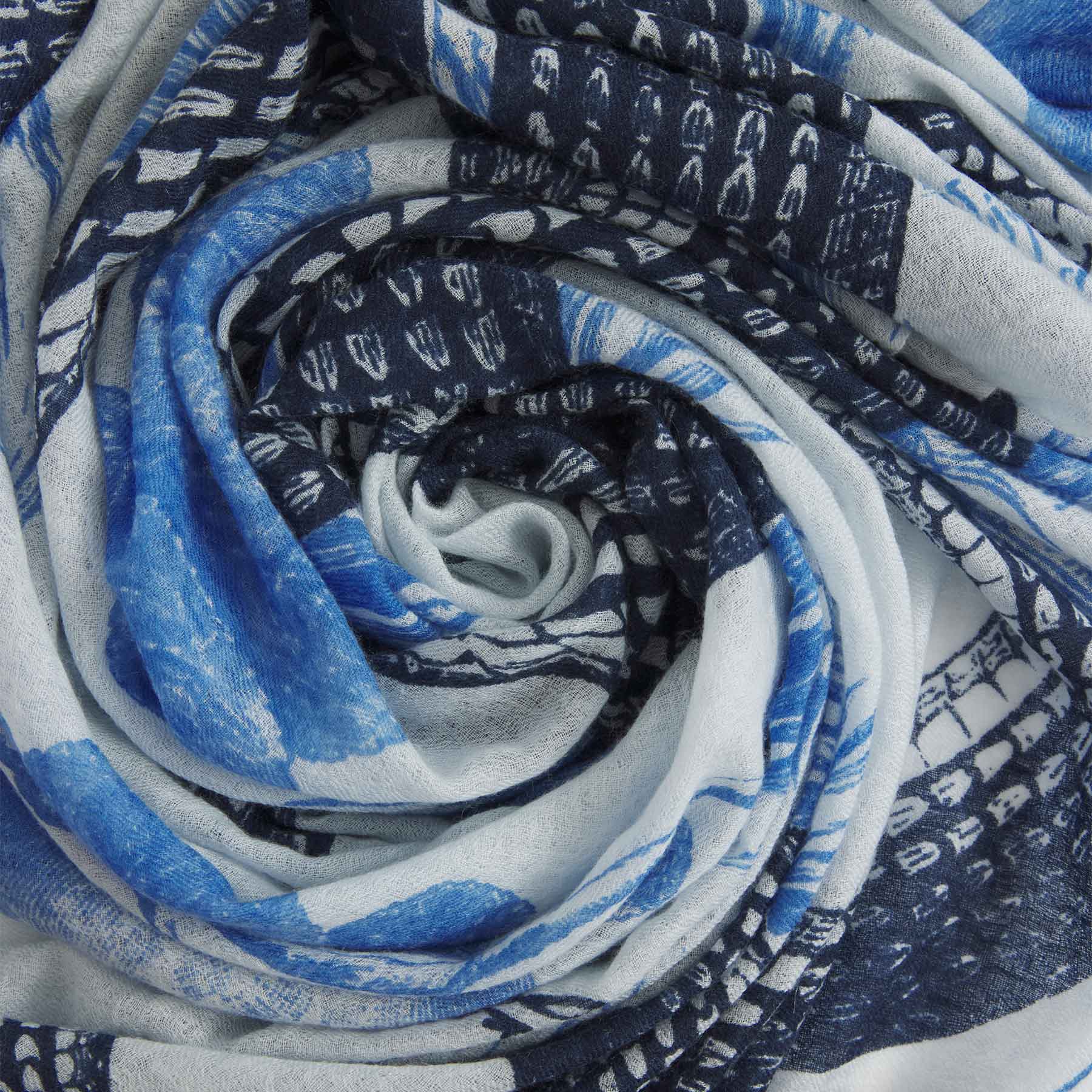 Felted Stole Garden Eden